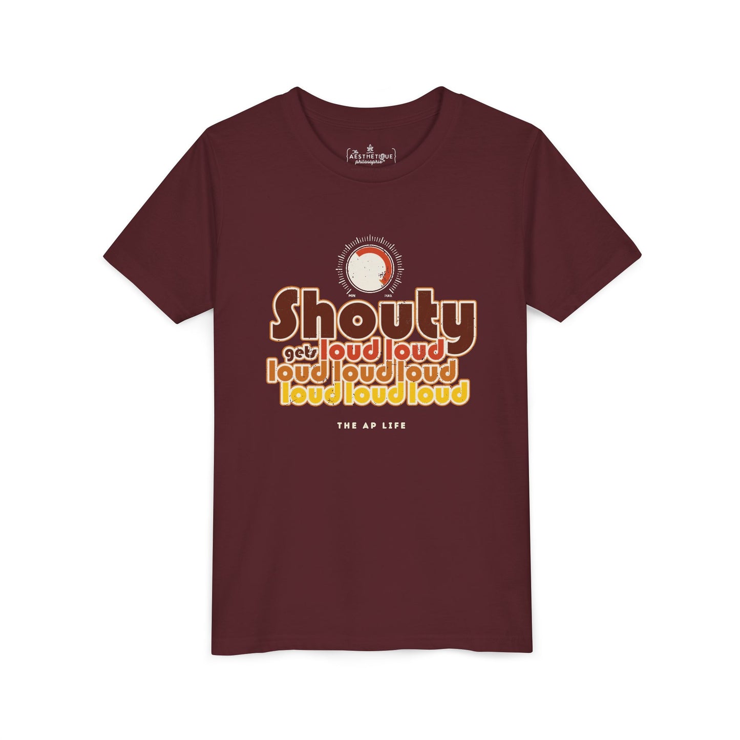 Shouty Gets Loud - Youth Unisex Jersey Tee