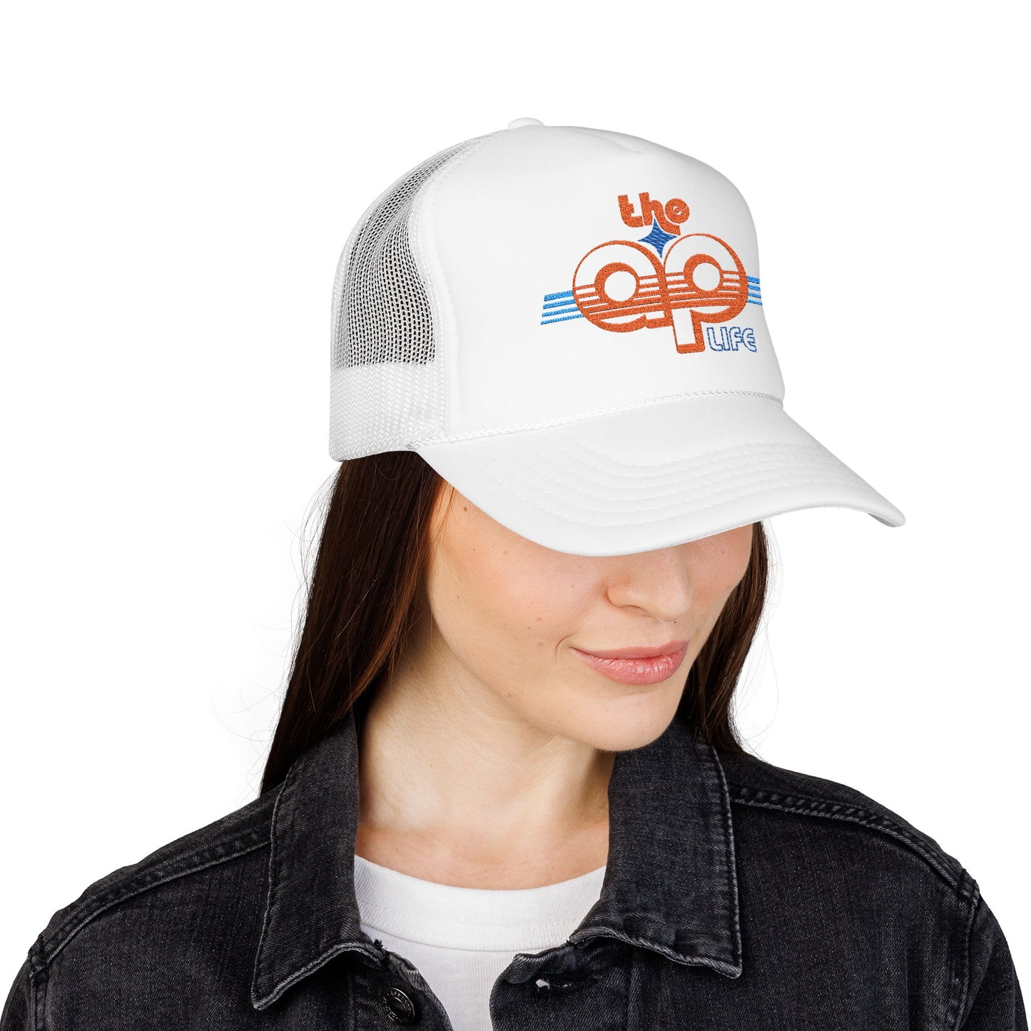 The AP Life - Adult Unisex Foam Trucker Hat (Embroidered)