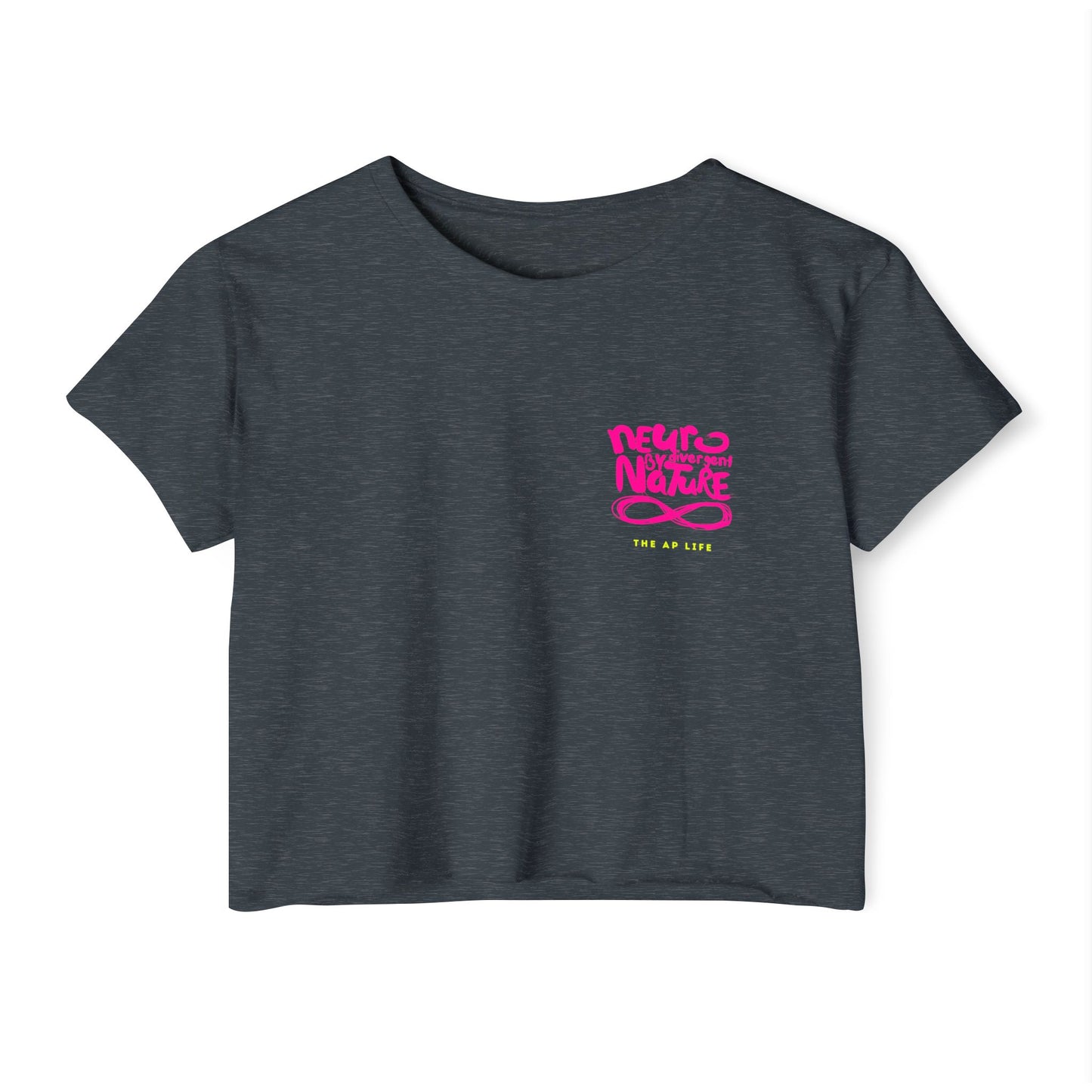 Neurodivergent by Nature (Neurotypical Advisory) - Women's Cropped Tee
