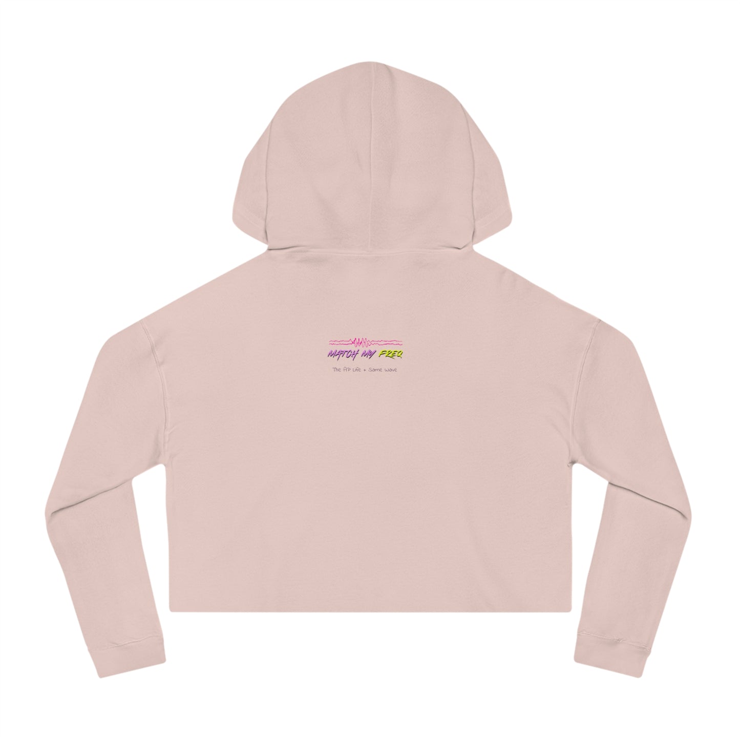 Neurovision - Match My Freq - Epilepsy Awareness Women's Cropped Hoodie