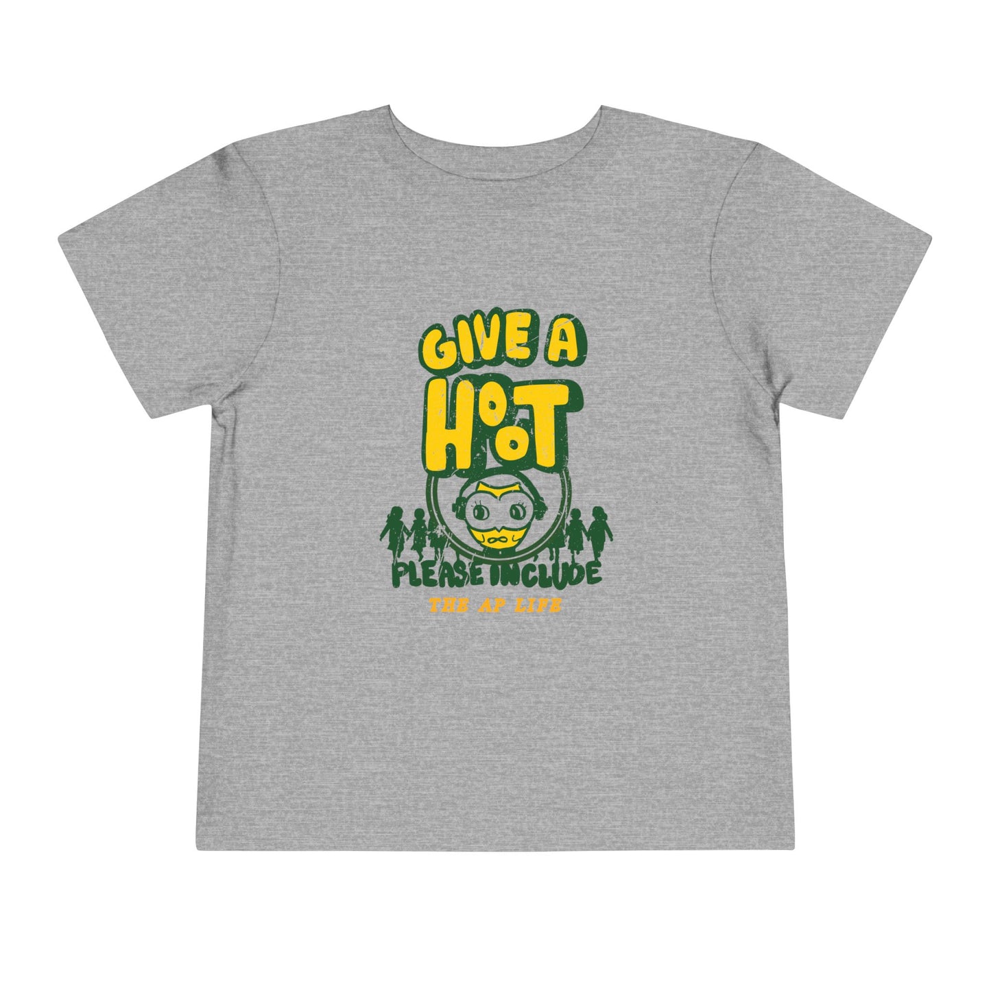 Give A Hoot - Just Include - Retro PSA Style - Toddler Unisex Tee