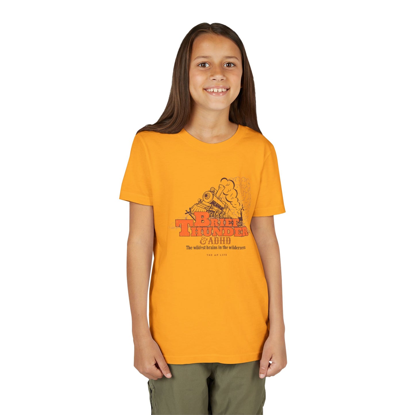 The Wildest Brains in the Wilderness - ADHD - Youth Unisex Jersey Tee