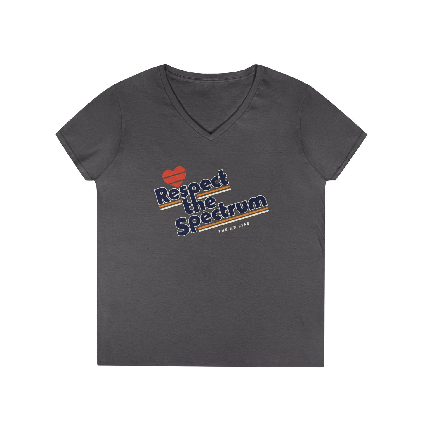 Respect the Spectrum - Women's V-Neck T-Shirt