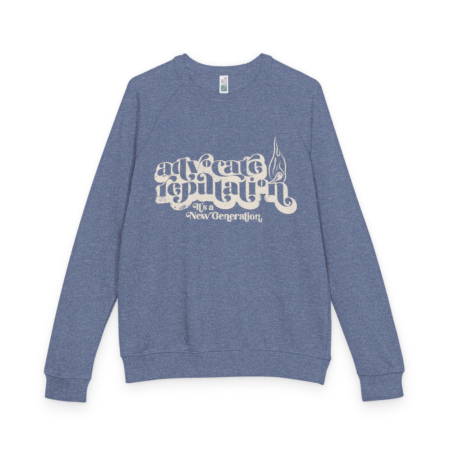 Advocate Reputation - It's a New Generation - Unisex French Terry Raglan Crewneck