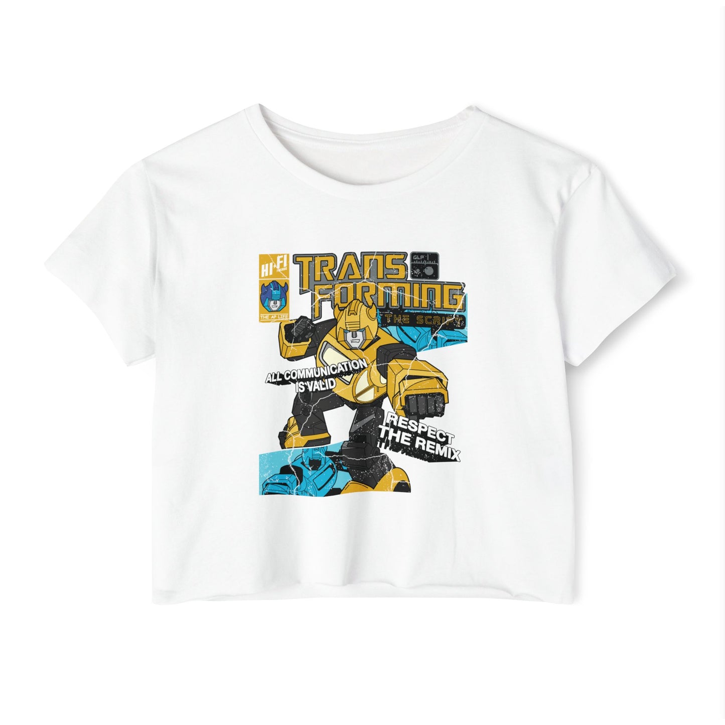 Transforming the Script - Gestalt Language Processing - Women's Crop Top Tee