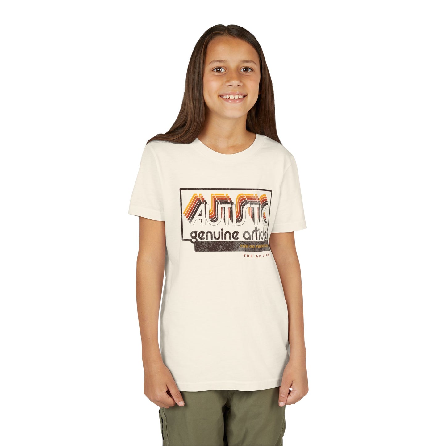 Autistic - Genuine Article - The OG Since Day 1 - Youth Unisex Jersey Tee