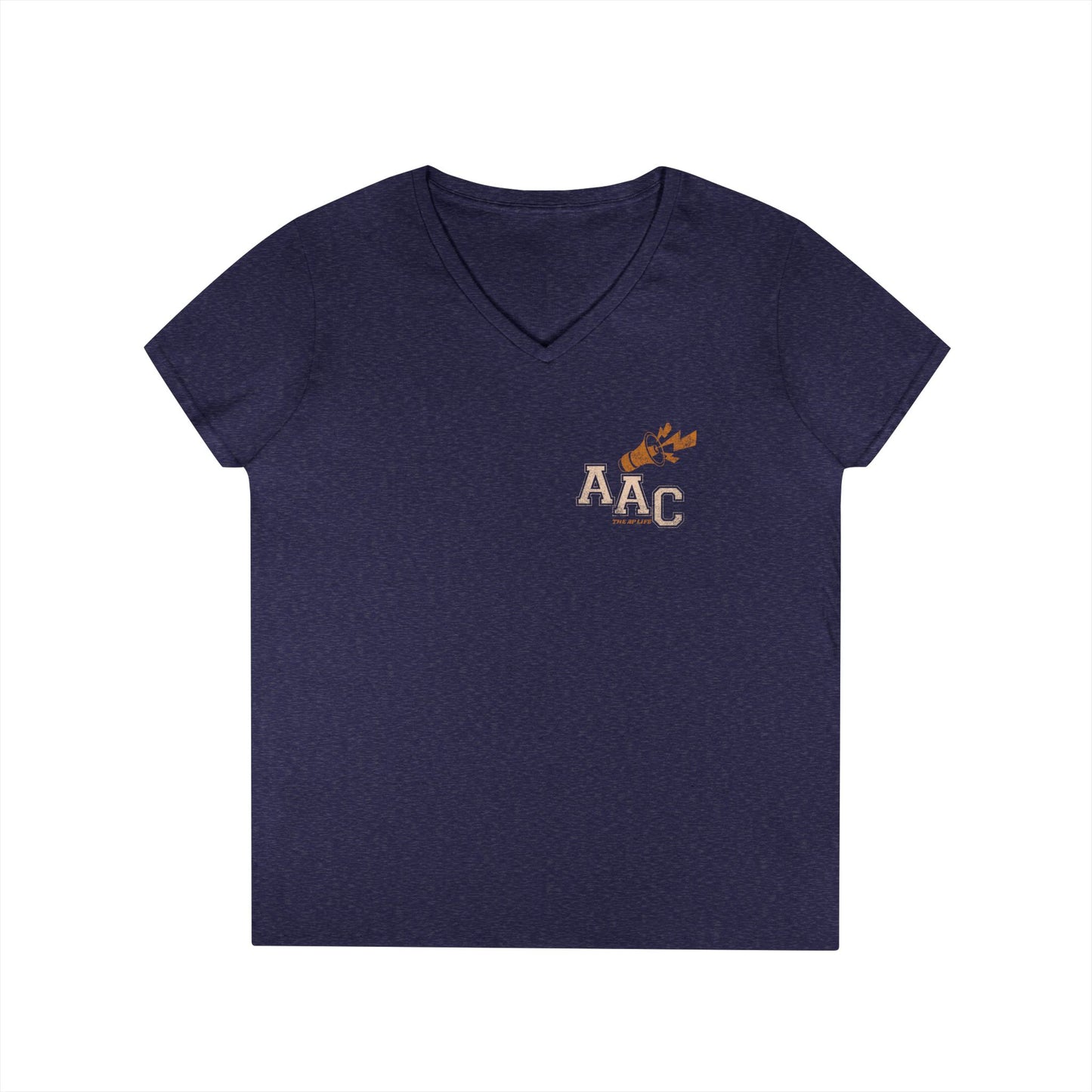 AAC Supports Team Enthusiast - Communication for the Win - Women's V-Neck T-Shirt