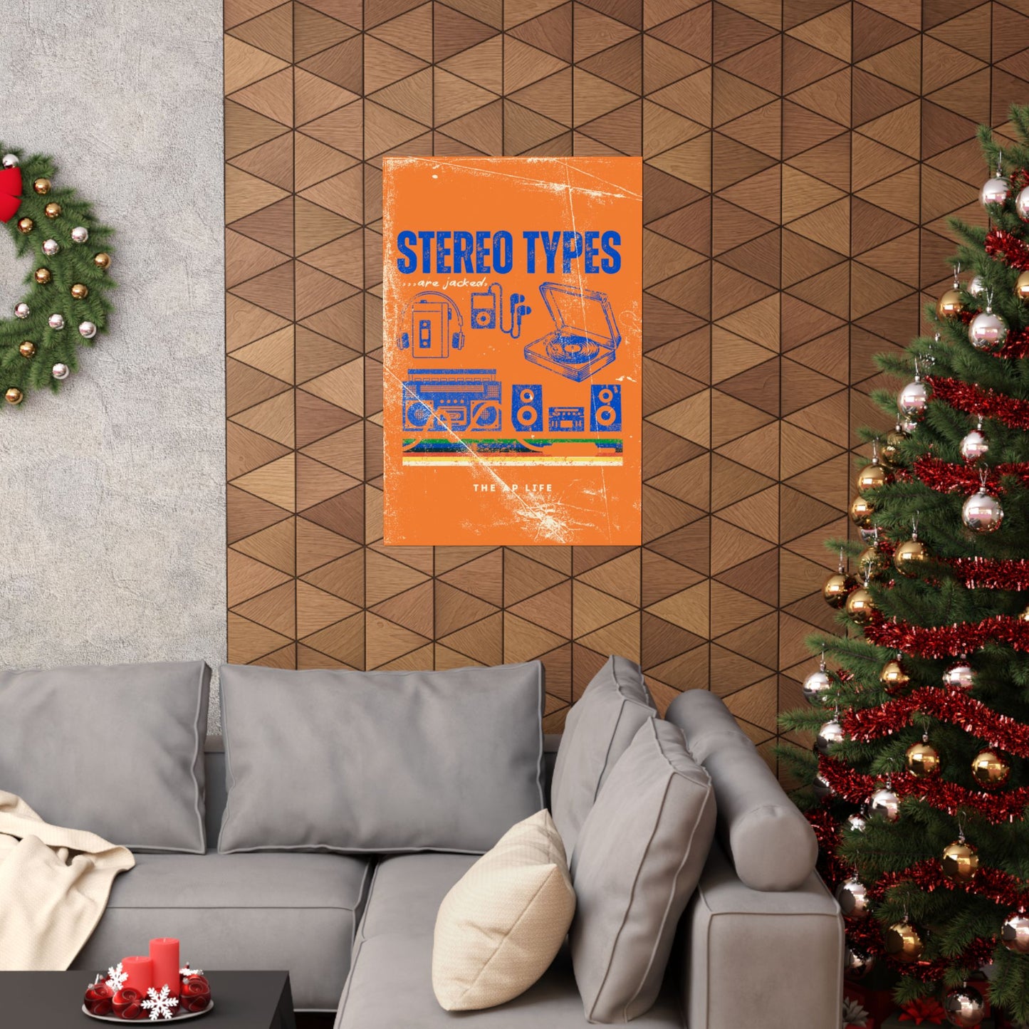 Stereo Types Are Jacked - Vintage Style Matte Poster