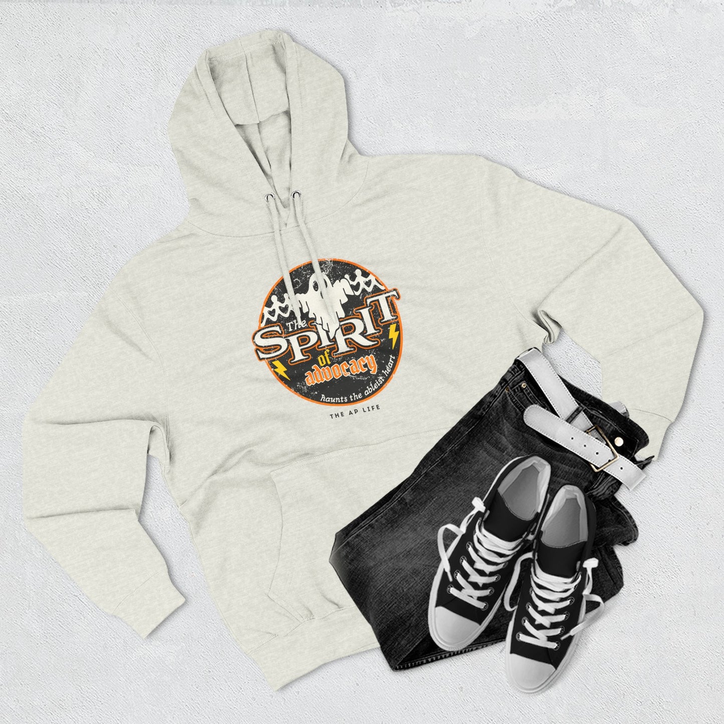 The Spirit of Advocacy (Haunts the Ablelist Heart) - Halloween - Adult Unisex Hoodie