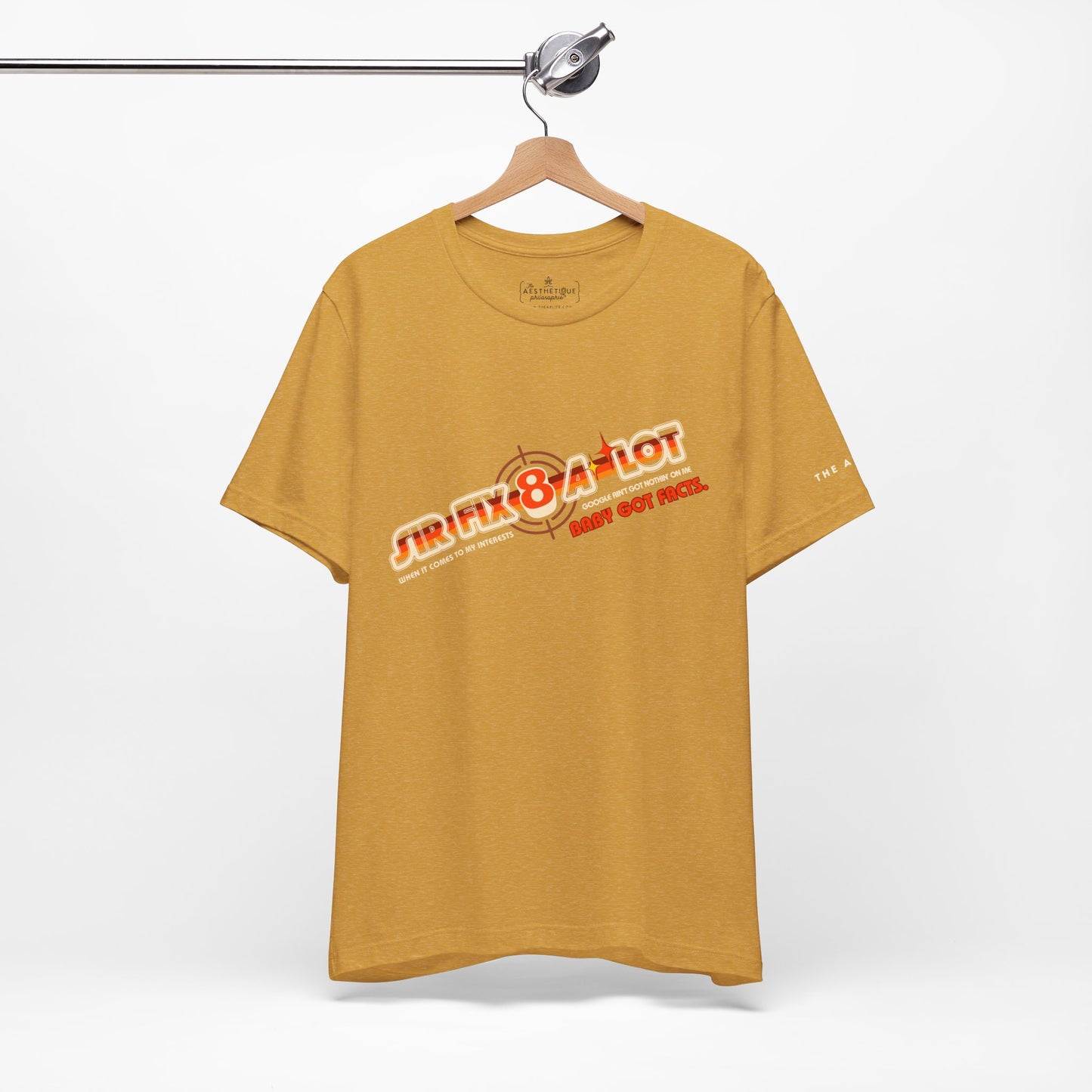 Sir Fix8-A-Lot Baby Got Facts - Adult Unisex Jersey Short Sleeve Tee