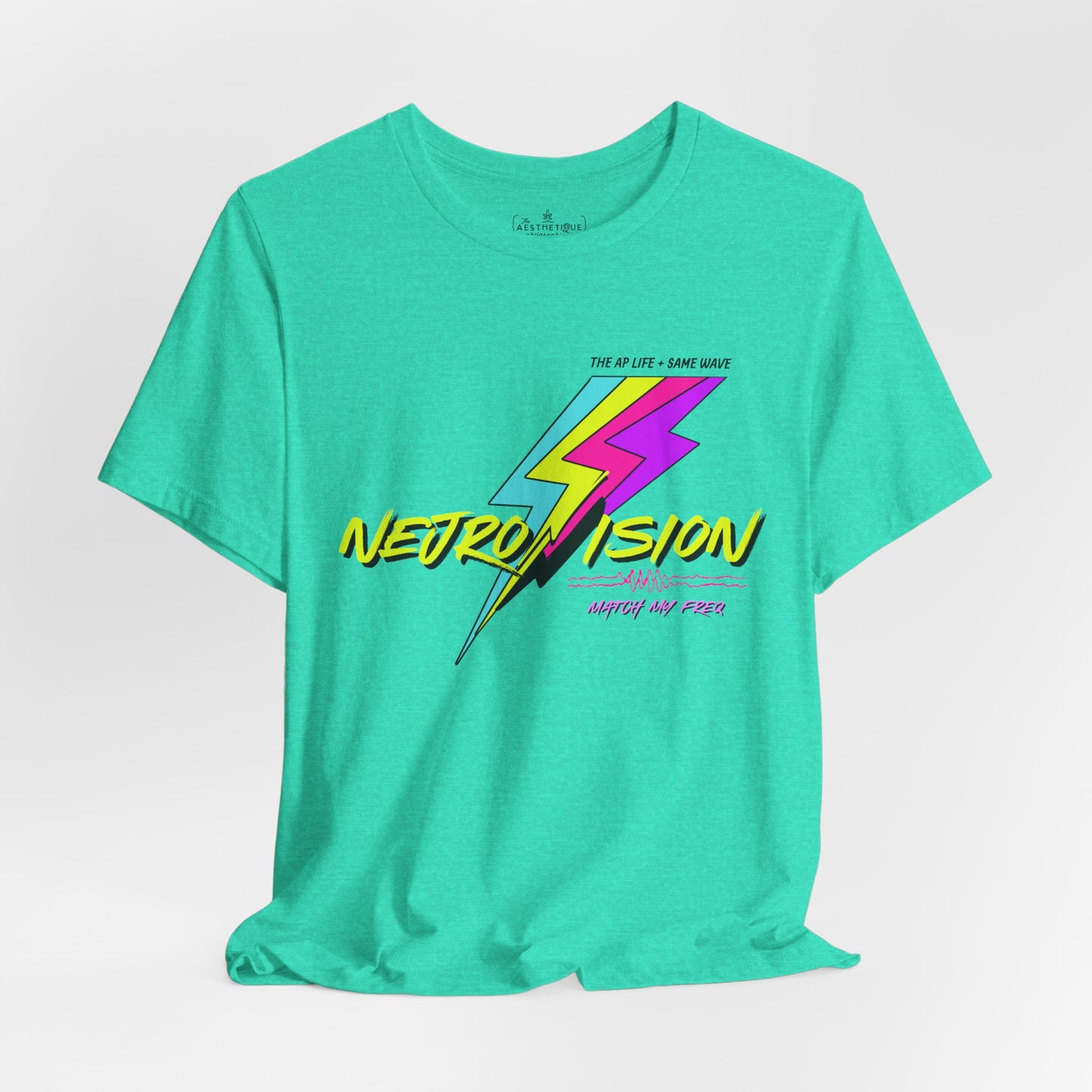 Neurovision - Match My Freq - Epilepsy Awareness - Adult Unisex Jersey Tee