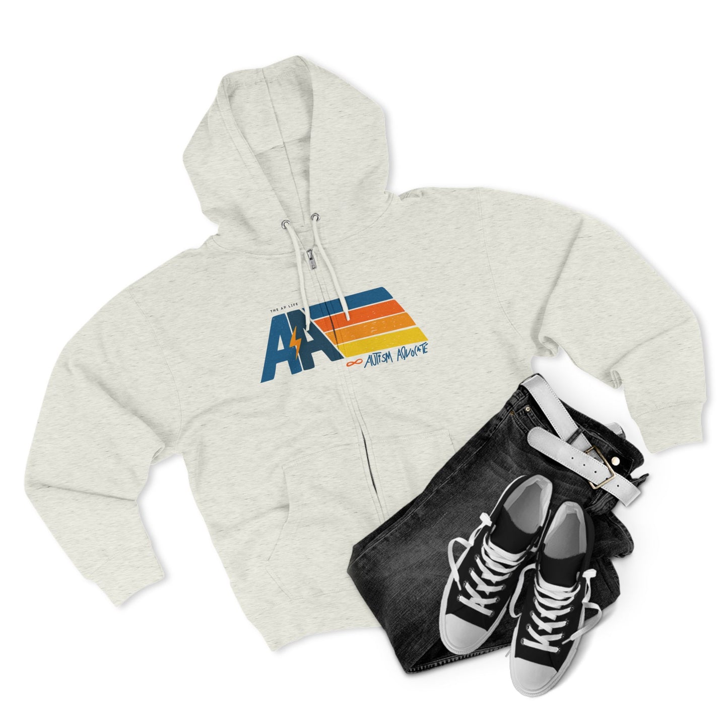 Autism Advocate - Adult Unisex Zip-Up Hoodie
