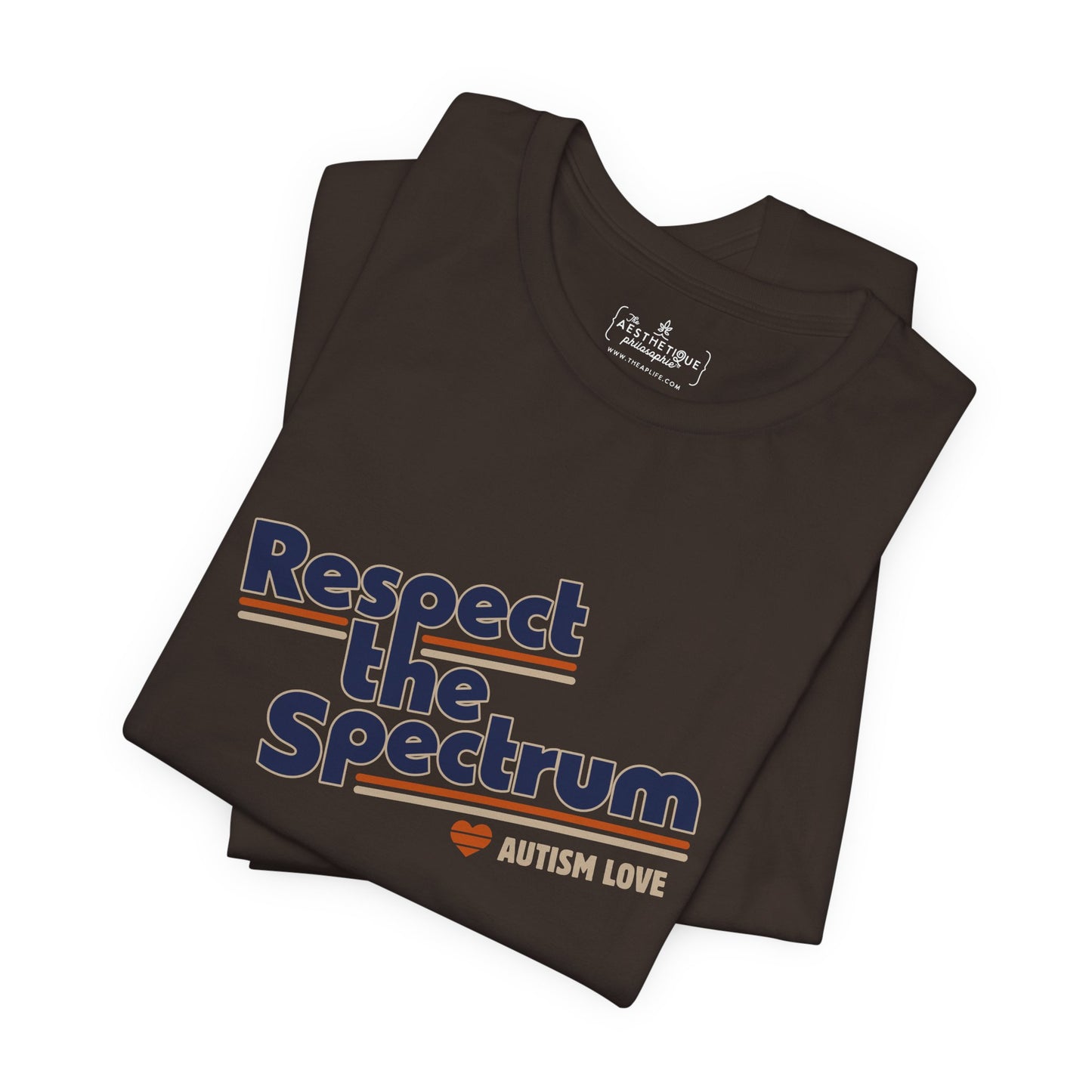 Respect The Spectrum - Autism Love - Adult Unisex Jersey Tee