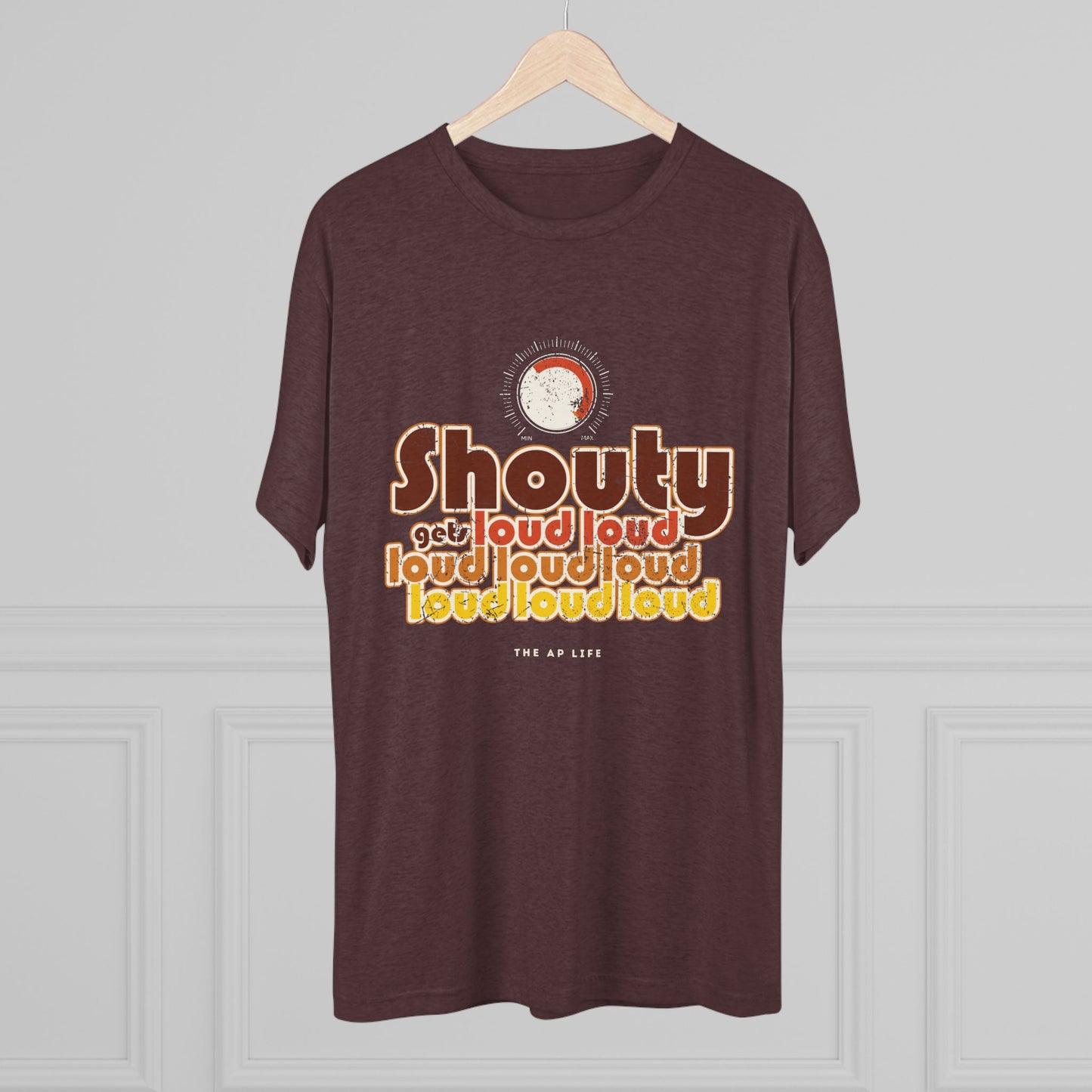 Shouty Gets Loud - Adult Unisex Triblend Soft Tee