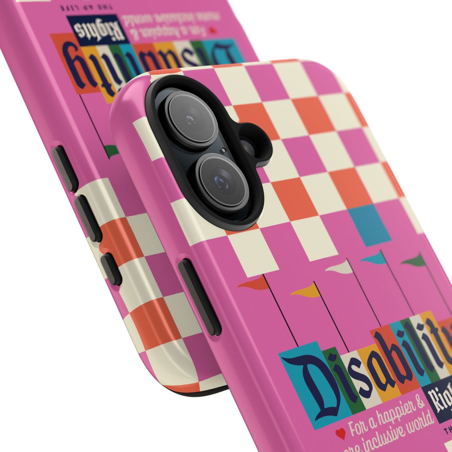 Disability Rights for A Happier & More Inclusive World - iPhone Case