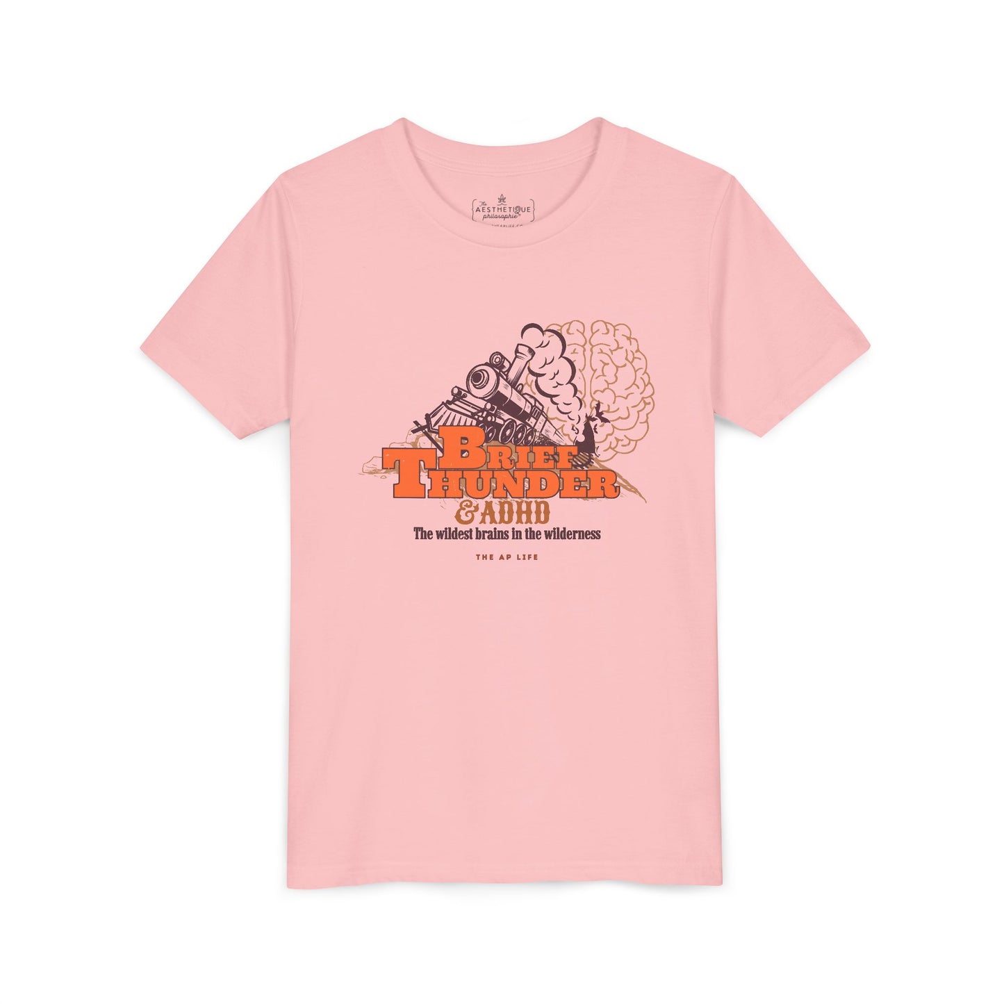 The Wildest Brains in the Wilderness - ADHD - Youth Unisex Jersey Tee