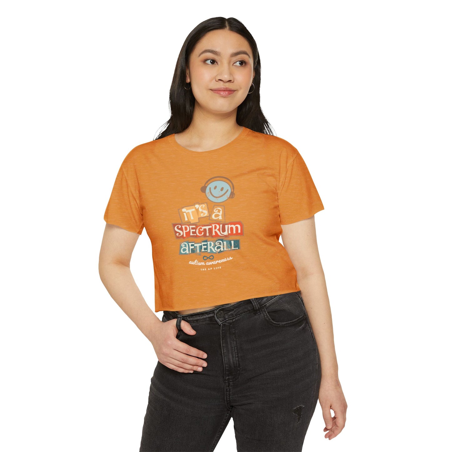 Spectrum After All Festival Crop Top, Summer Wardrobe, Music Concerts, Beach Days, Gift for Her, Casual Style