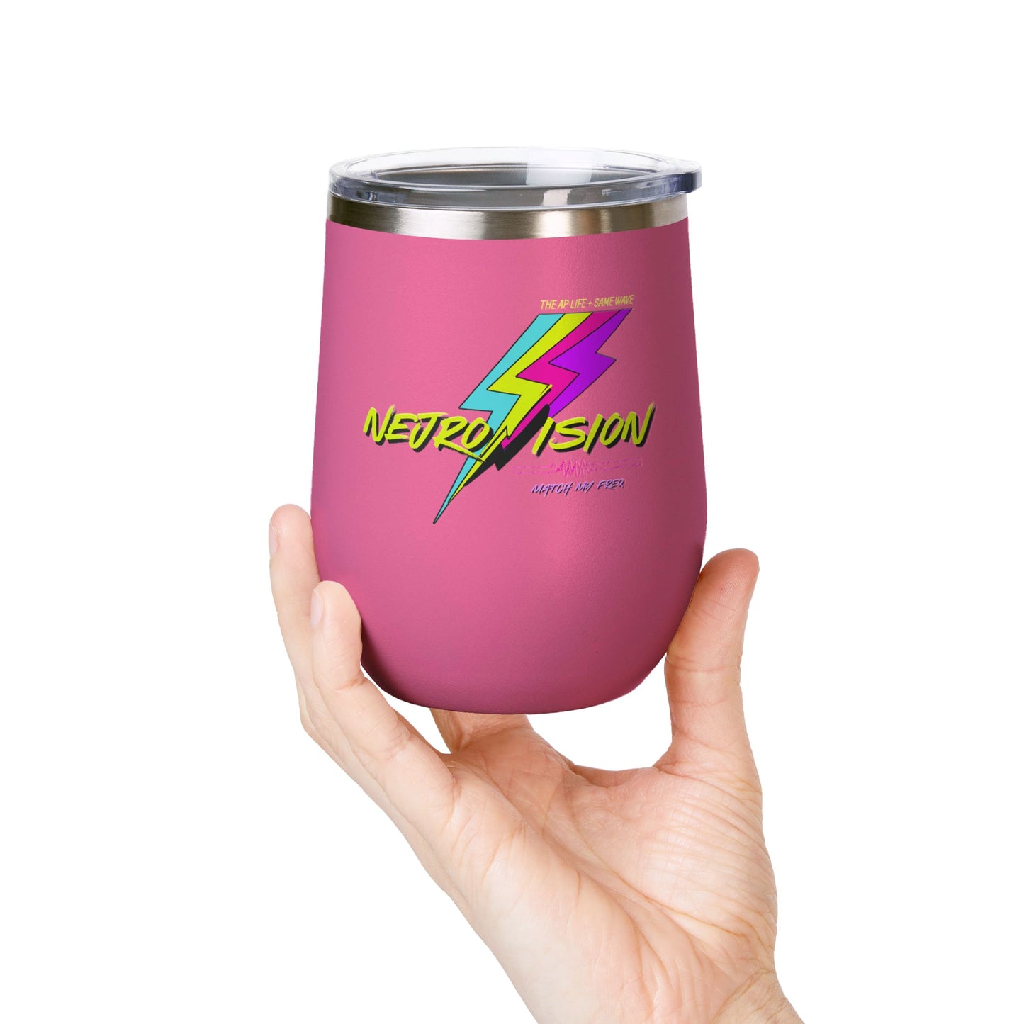 Neurovision - Match my Freq - Epilepsy Awareness - 12oz Insulated Tumbler