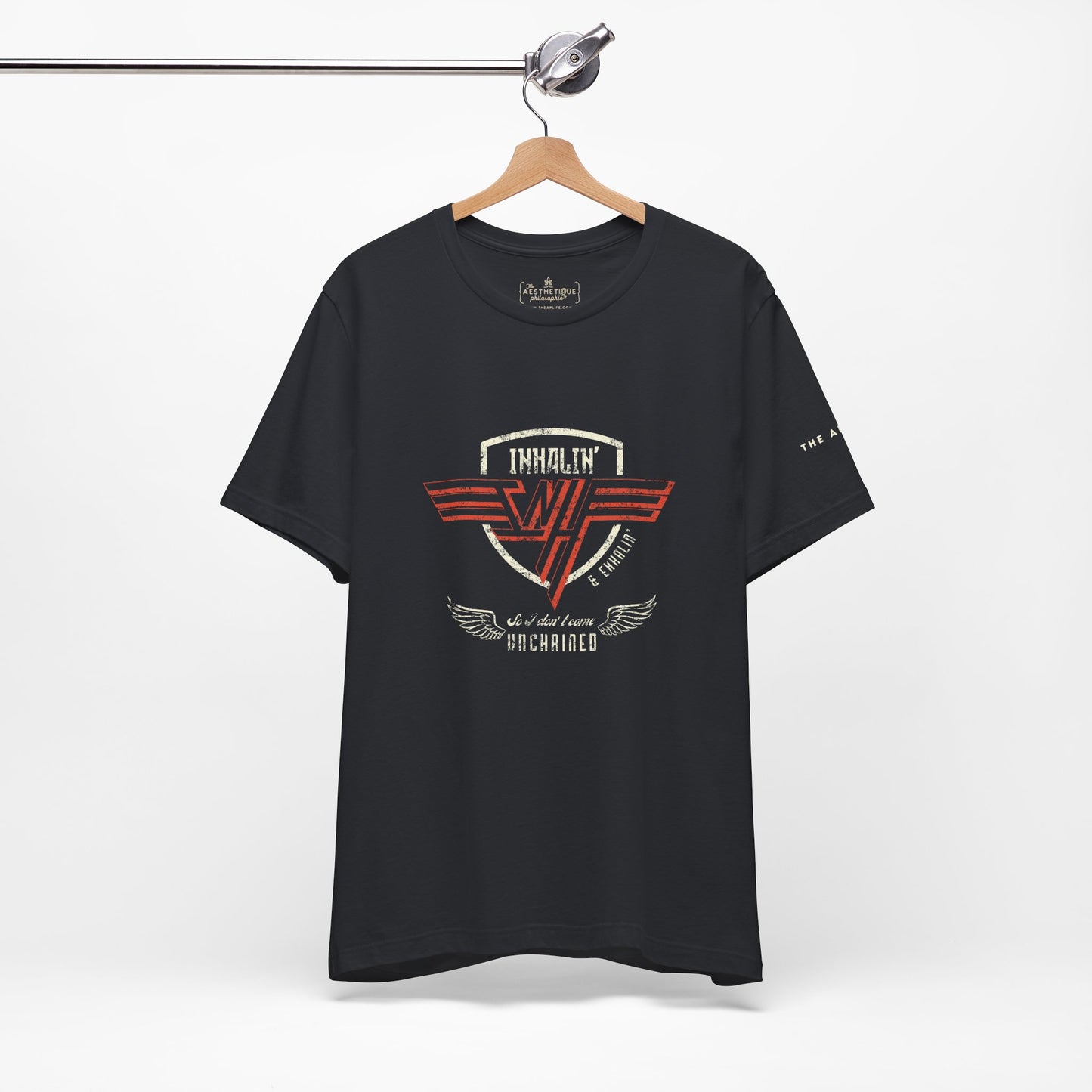 Inhalin' & Exhalin' So I Don't Come Unchained Regulation Adult Unisex Tee