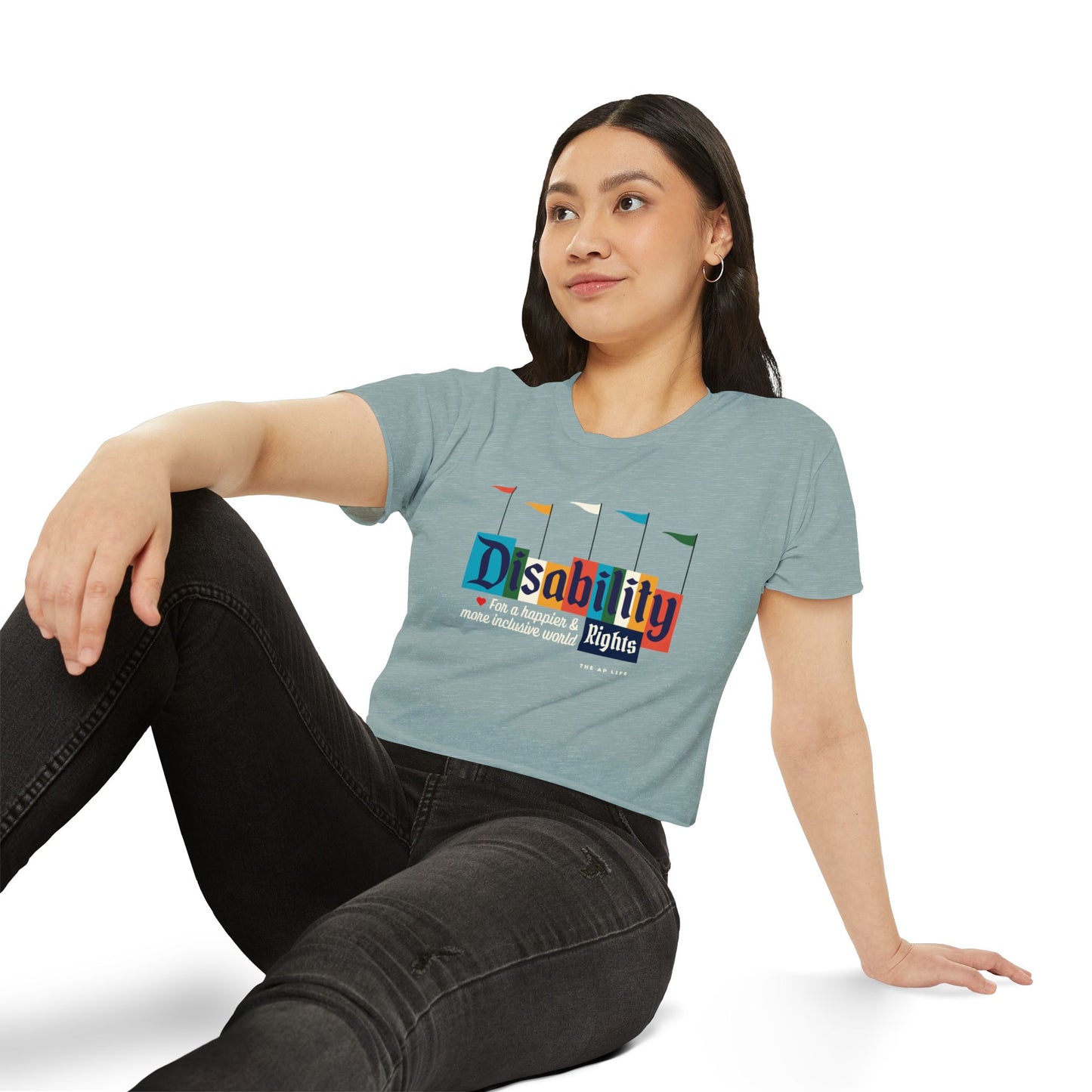Disability Rights for a Happier & More Inclusive World - Women's Crop Top