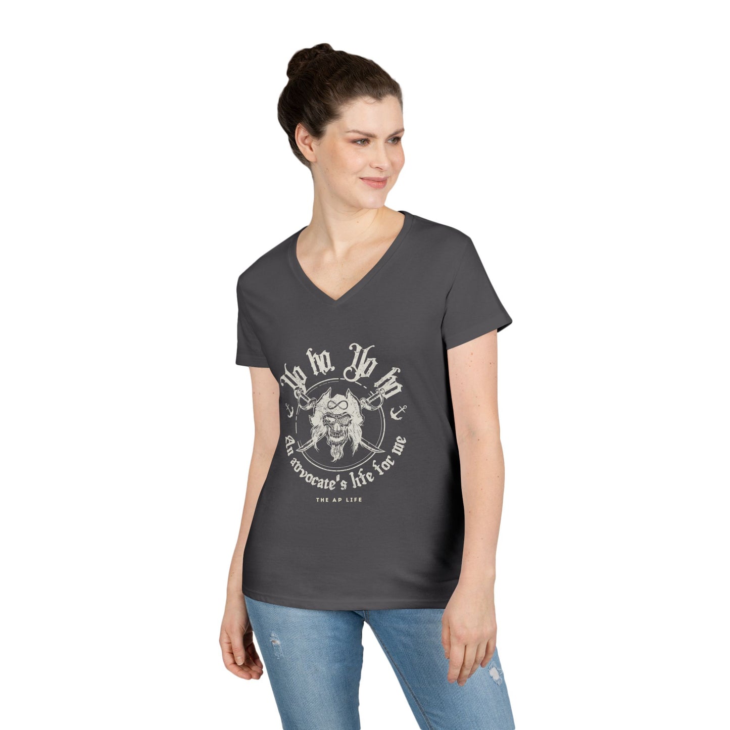 An Advocate's Life for Me - Pirates - Women's V-Neck T-Shirt