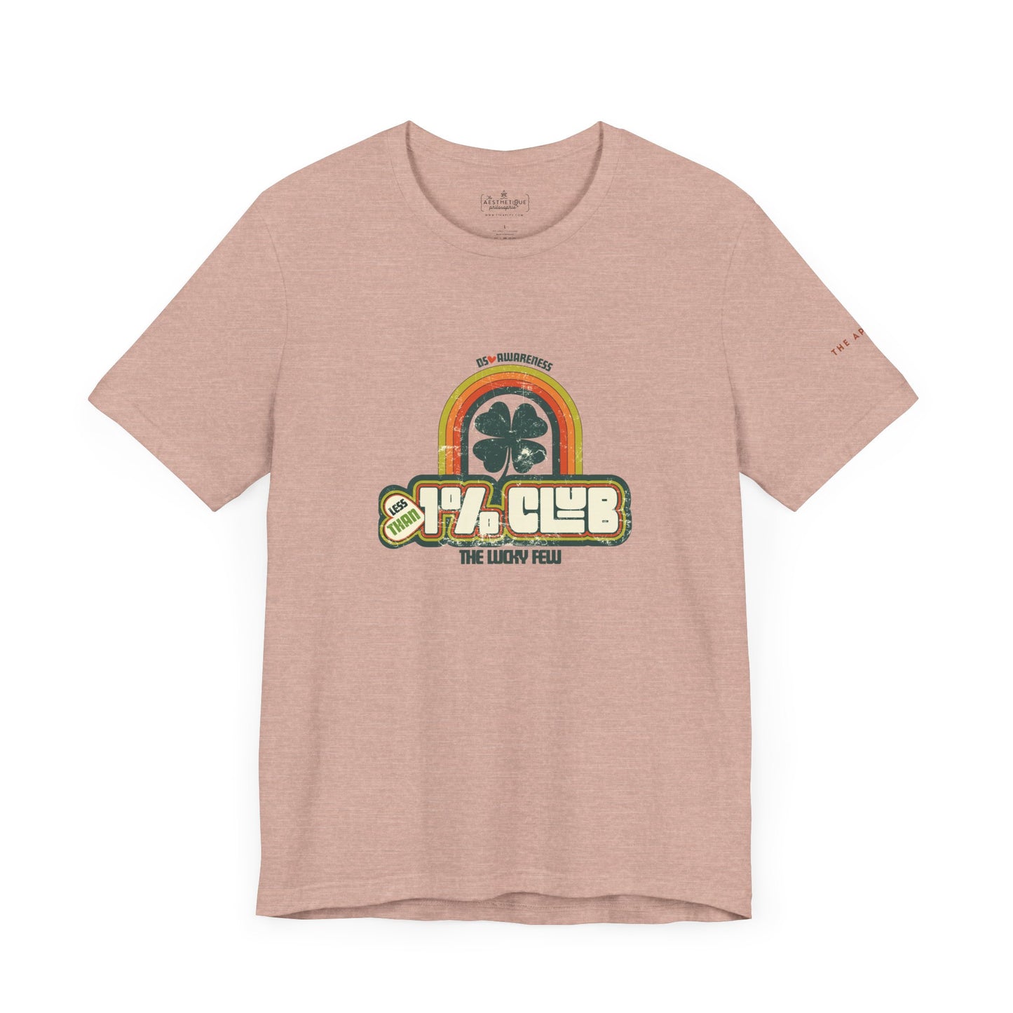 Less Than 1% Club (The Lucky Few) DS Awareness - Unisex Jersey Short Sleeve Tee