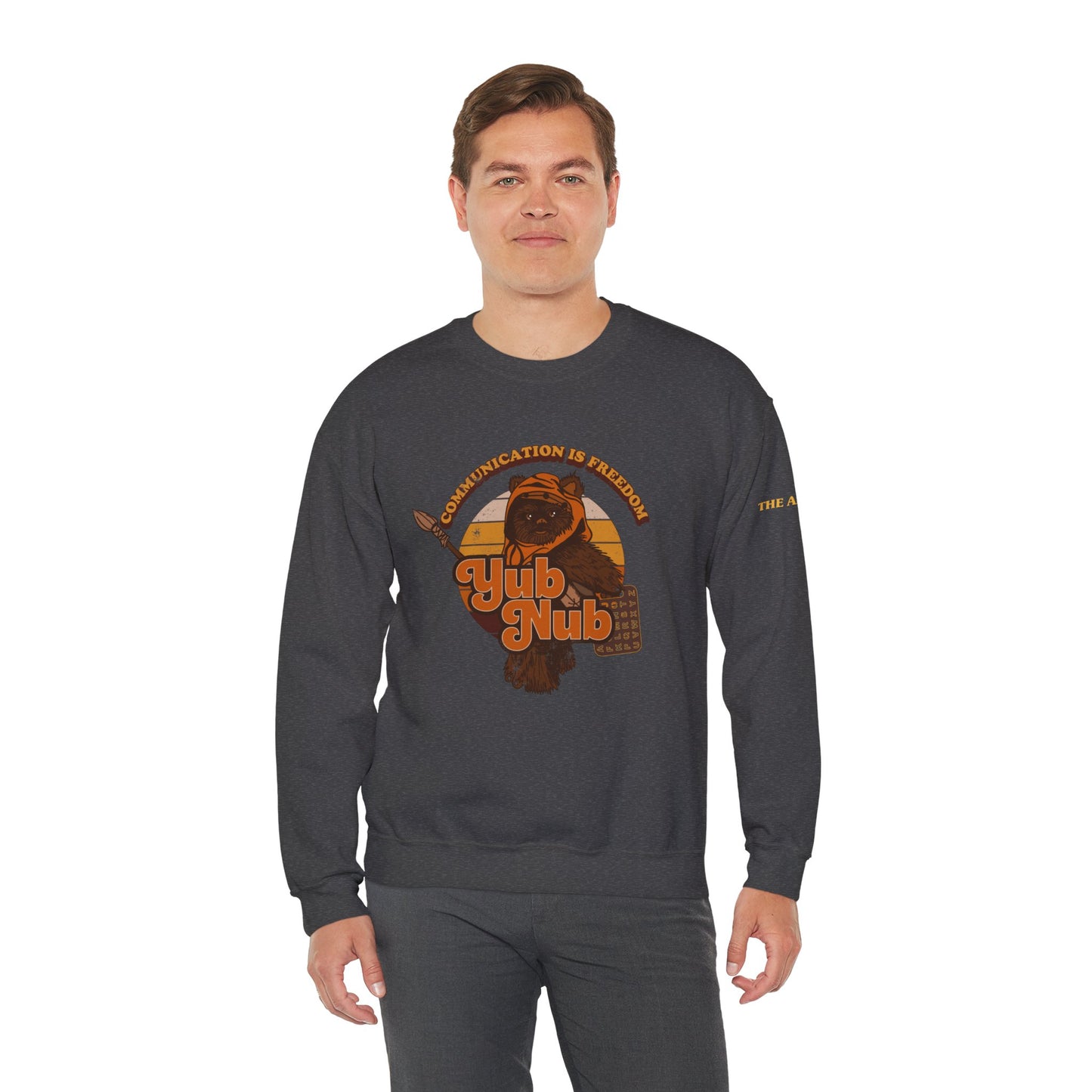 Communication is Freedom - Yub Nub - S2C - Unisex Heavy Blend™ Crewneck Sweatshirt (Ships Internationally)