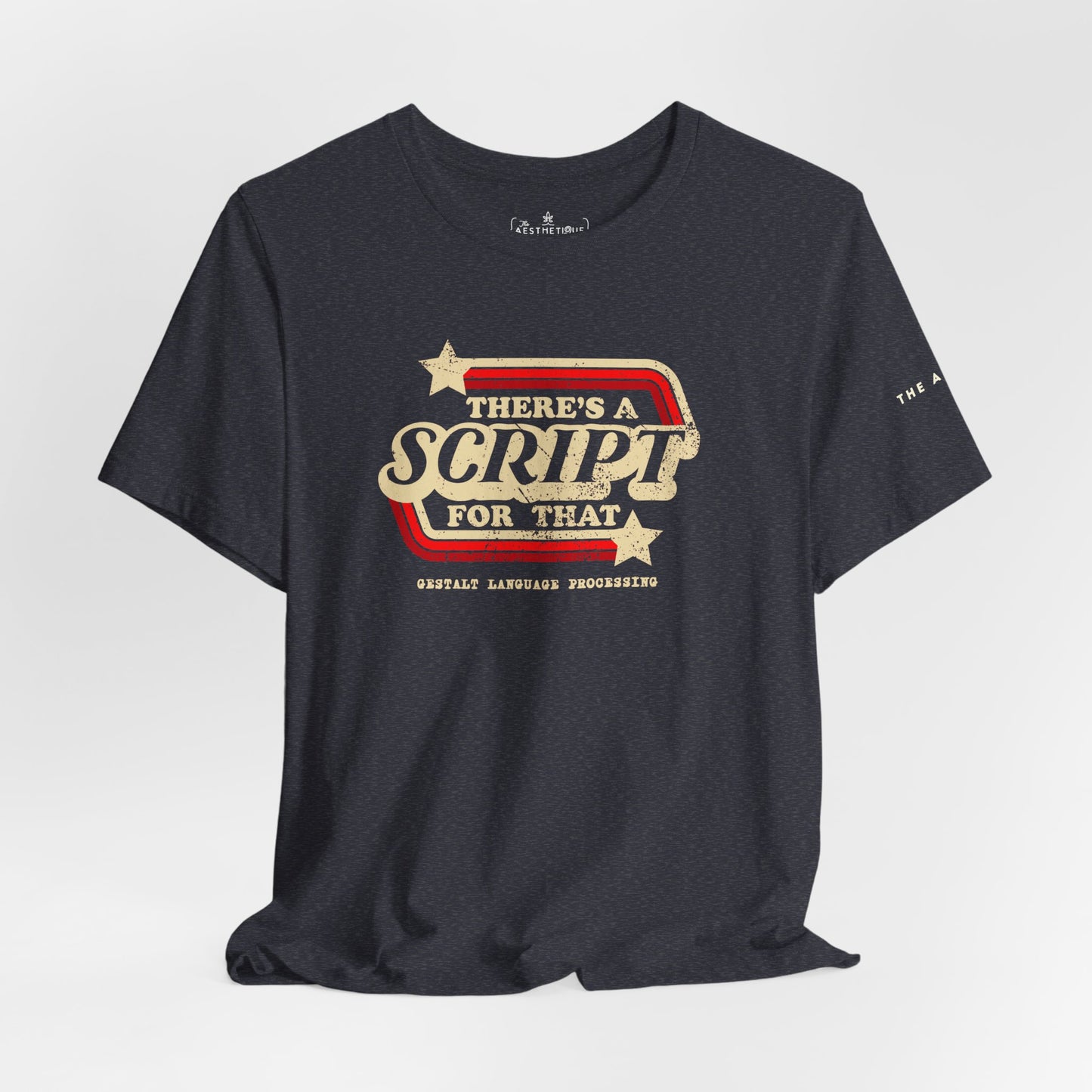 Vintage Script Graphic Tee - Perfect for Casual Wear
