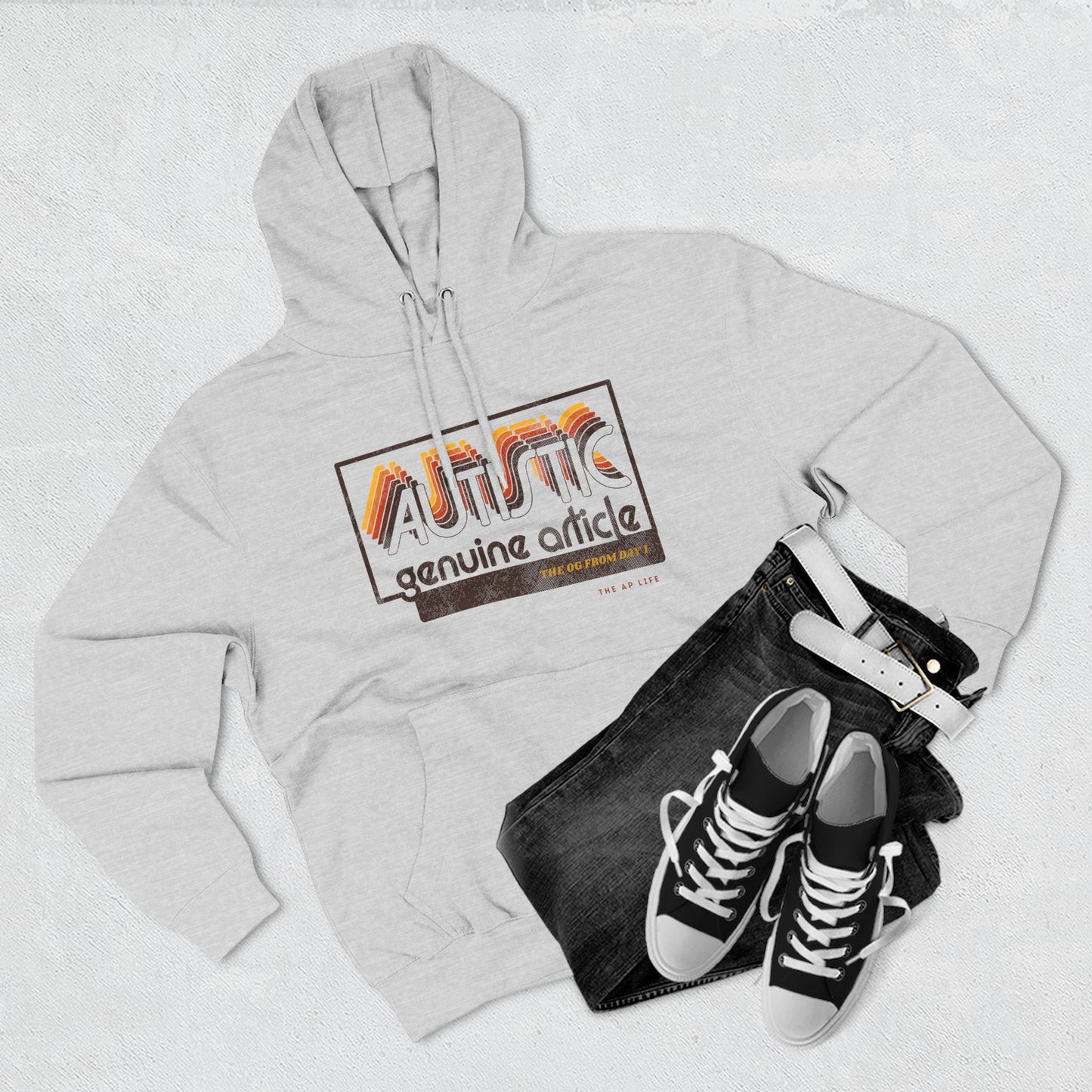 Autistic - Genuine Article - The OG Since Day 1 - Adult Unisex Hoodie