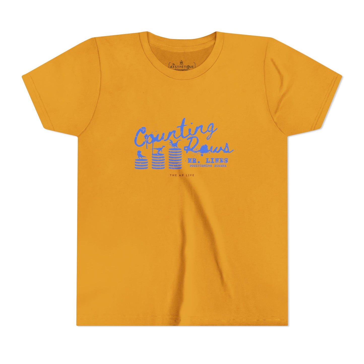 Counting Rows (Mr. Lines & Positioning Schema) - Youth Unisex Jersey Tee