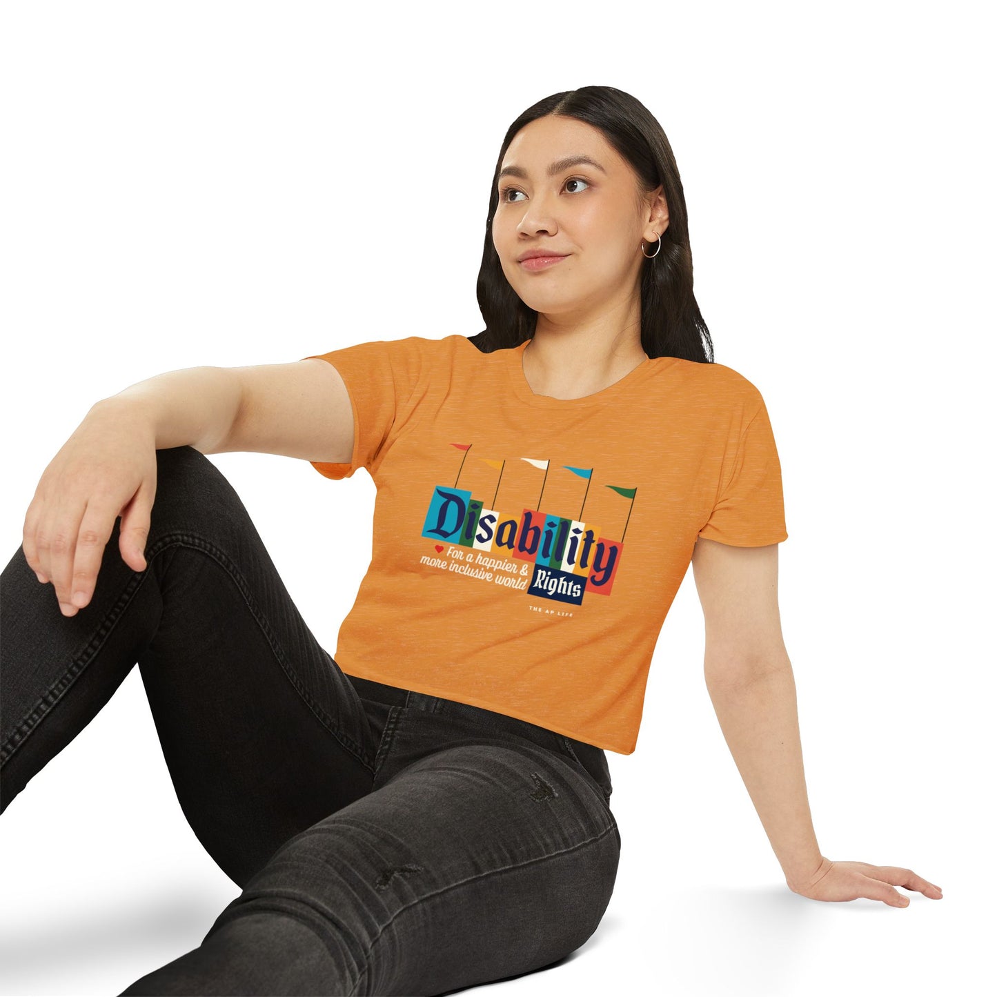 Disability Rights for a Happier & More Inclusive World - Women's Crop Top