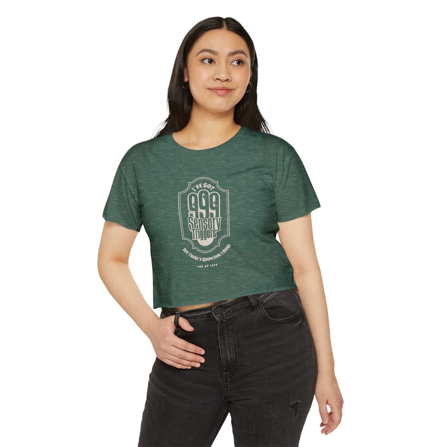 999 Sensory Triggers (But There's Room for One More) - Women's Cropped Tee
