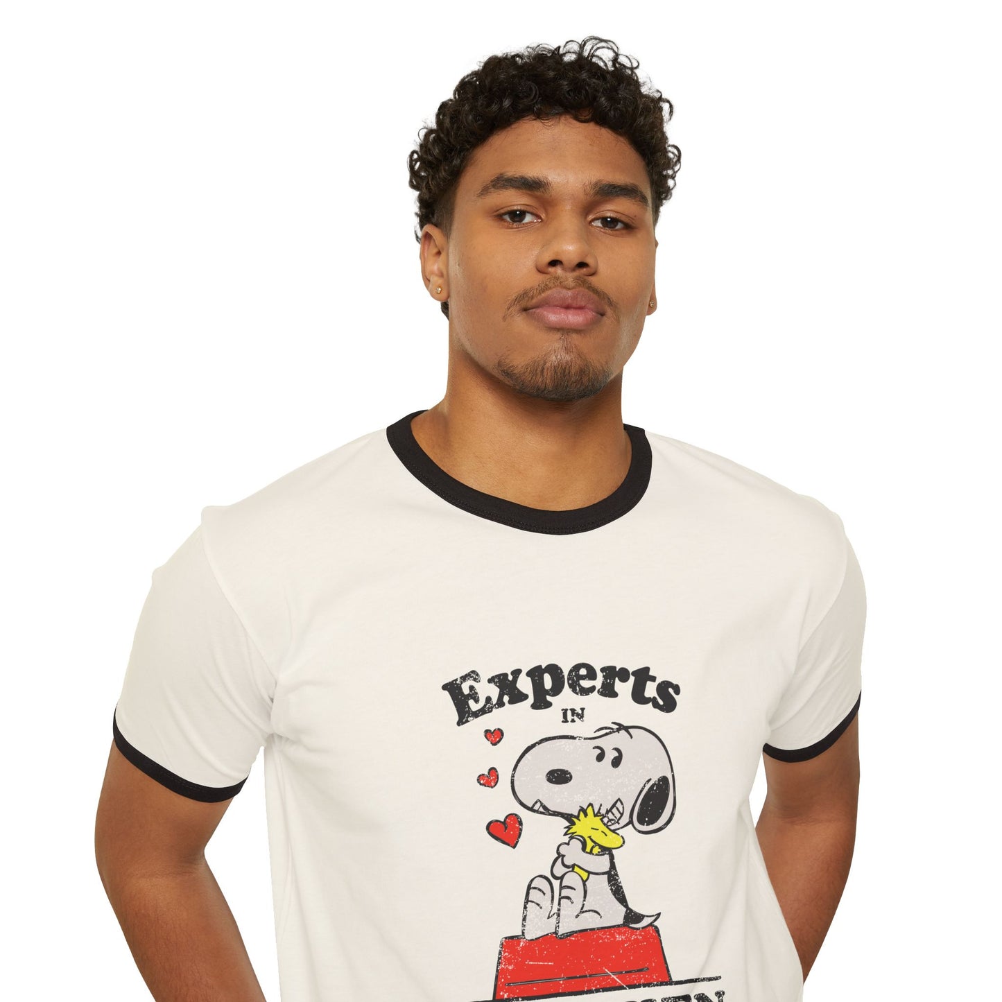 Experts in Unspoken Communication - Adult Unisex Cotton Ringer T-Shirt