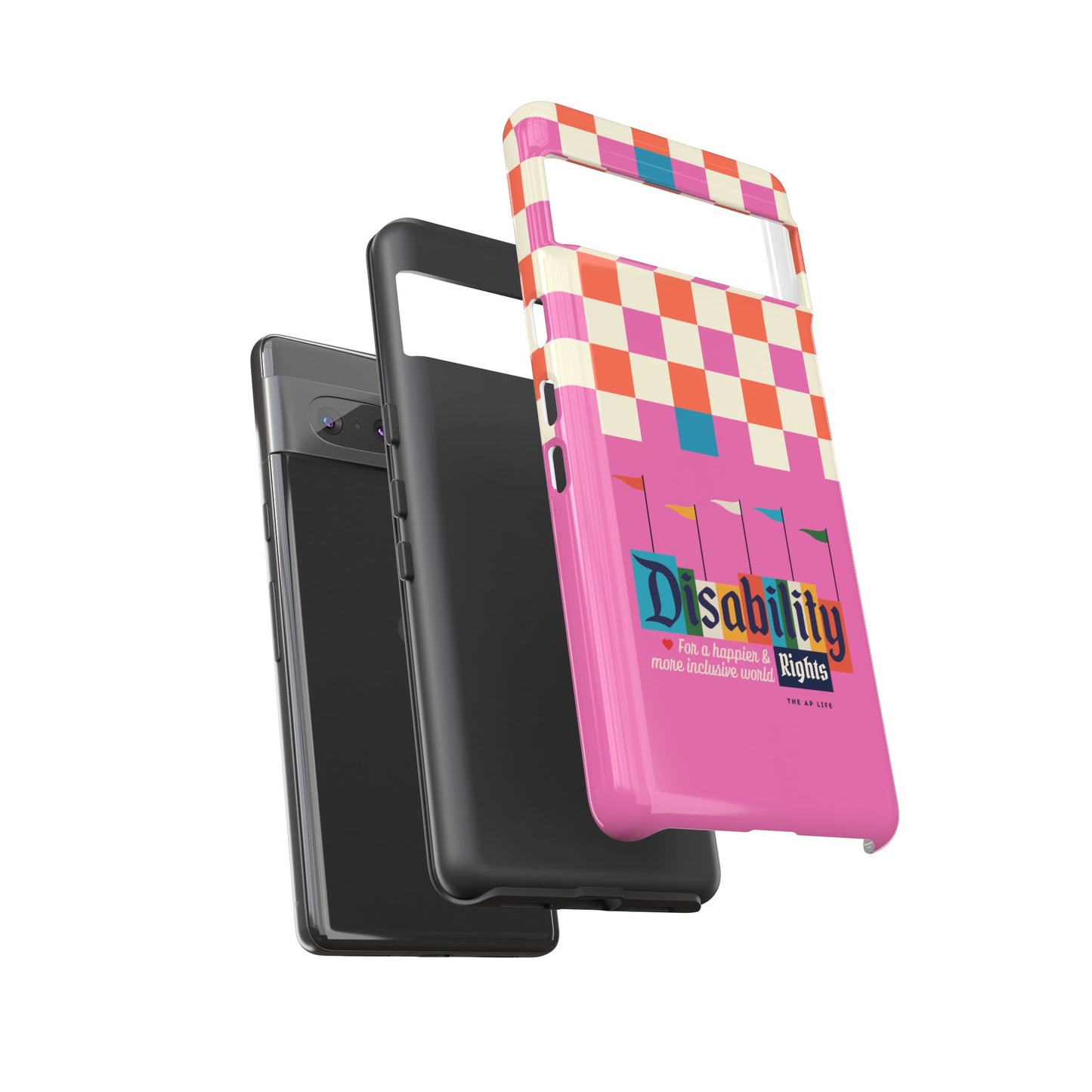 Disability Rights for a Happier & More Inclusive World - Android Phone Case for Google Pixel & Samsung Phones
