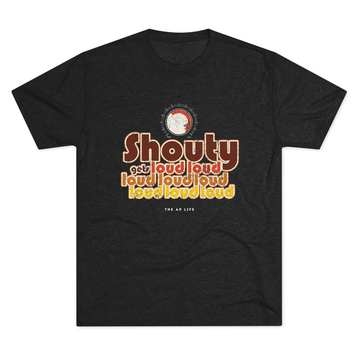 Shouty Gets Loud - Adult Unisex Triblend Soft Tee