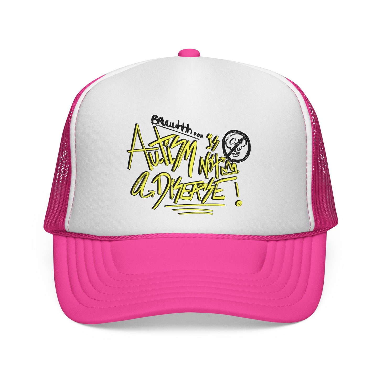 Bruh. Autism is not a Disease - Adult Unisex Trucker Hat