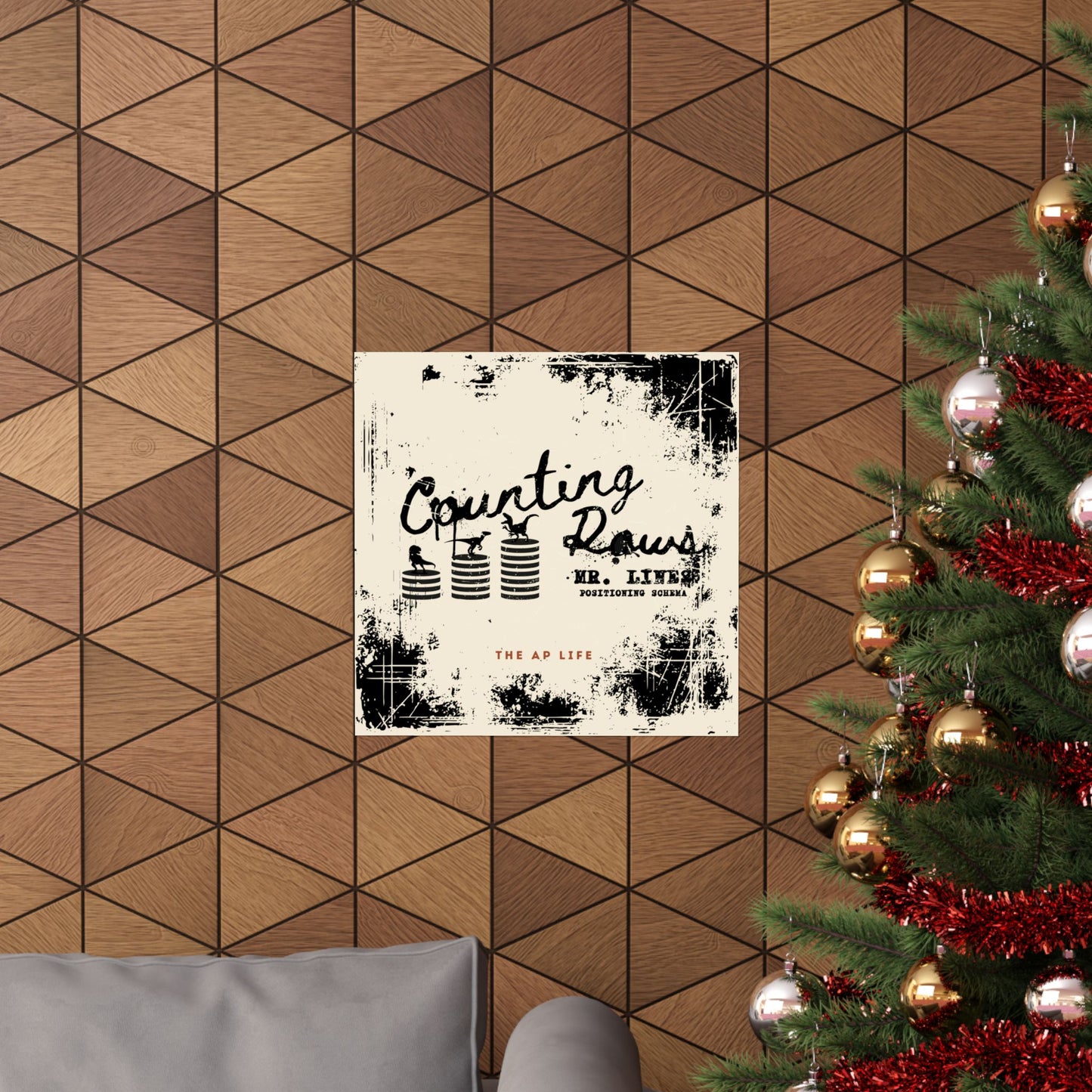 Counting Rows Positioning Schema - Matte Poster