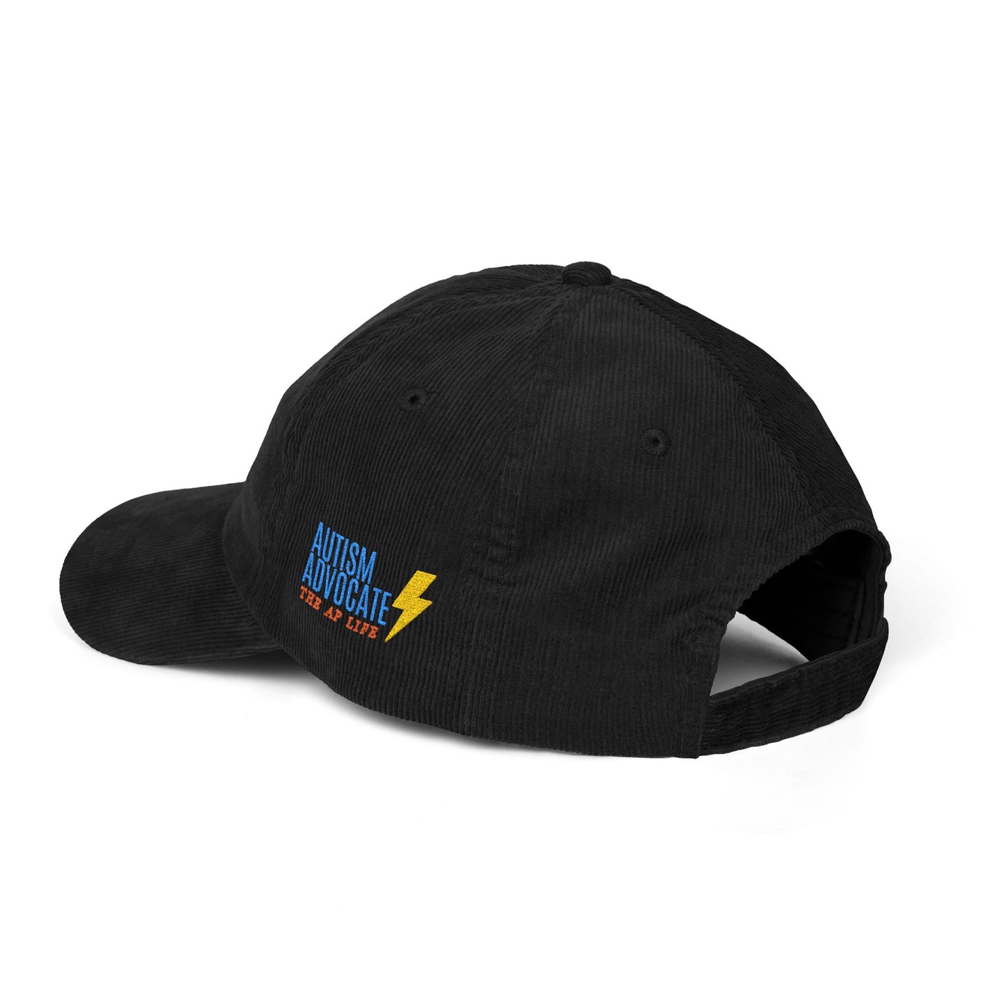 Autism Advocate - Retro Vibe - Adult Unisex Corduroy Embroidered Hat