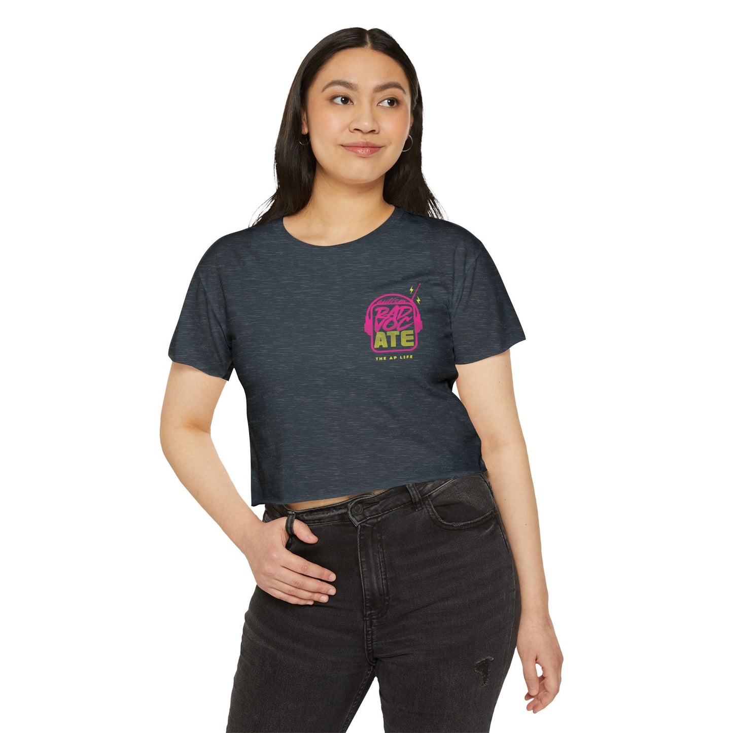 Autism RadvocATE - Women's Crop Top Tee