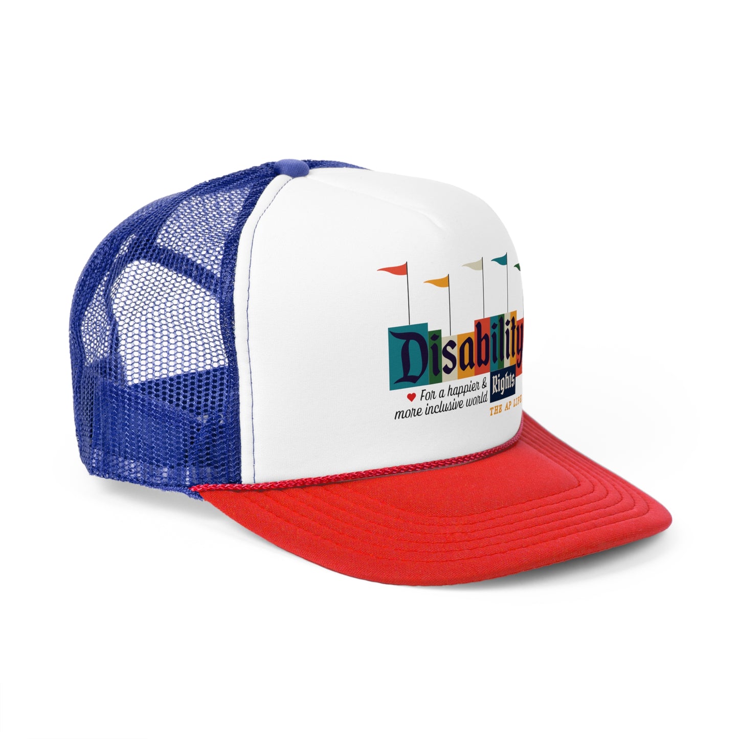 Disability Rights For A Happier & More Inclusive World - Adult Unisex Trucker Hat