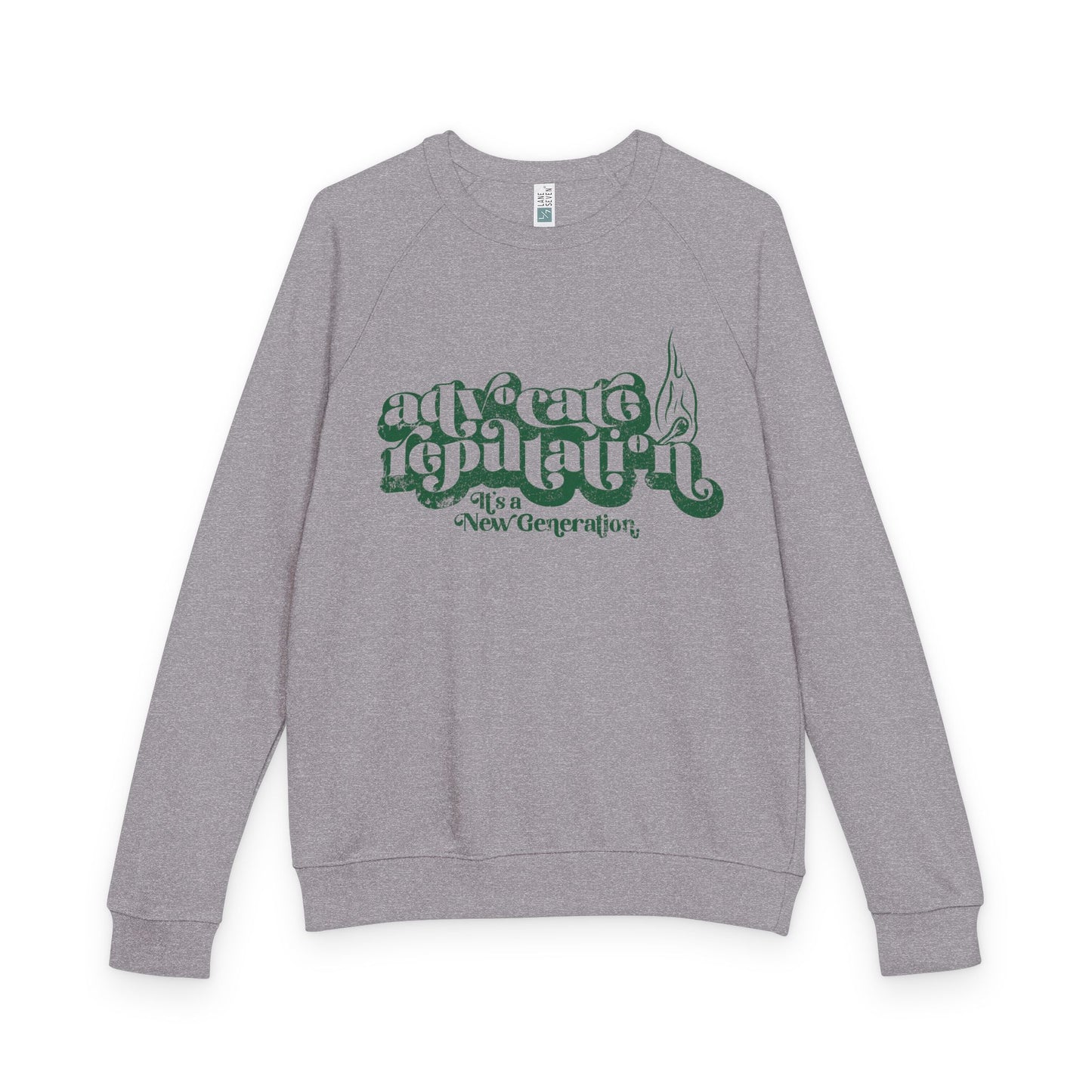 Advocate Reputation - It's a New Generation - Unisex French Terry Raglan Crewneck