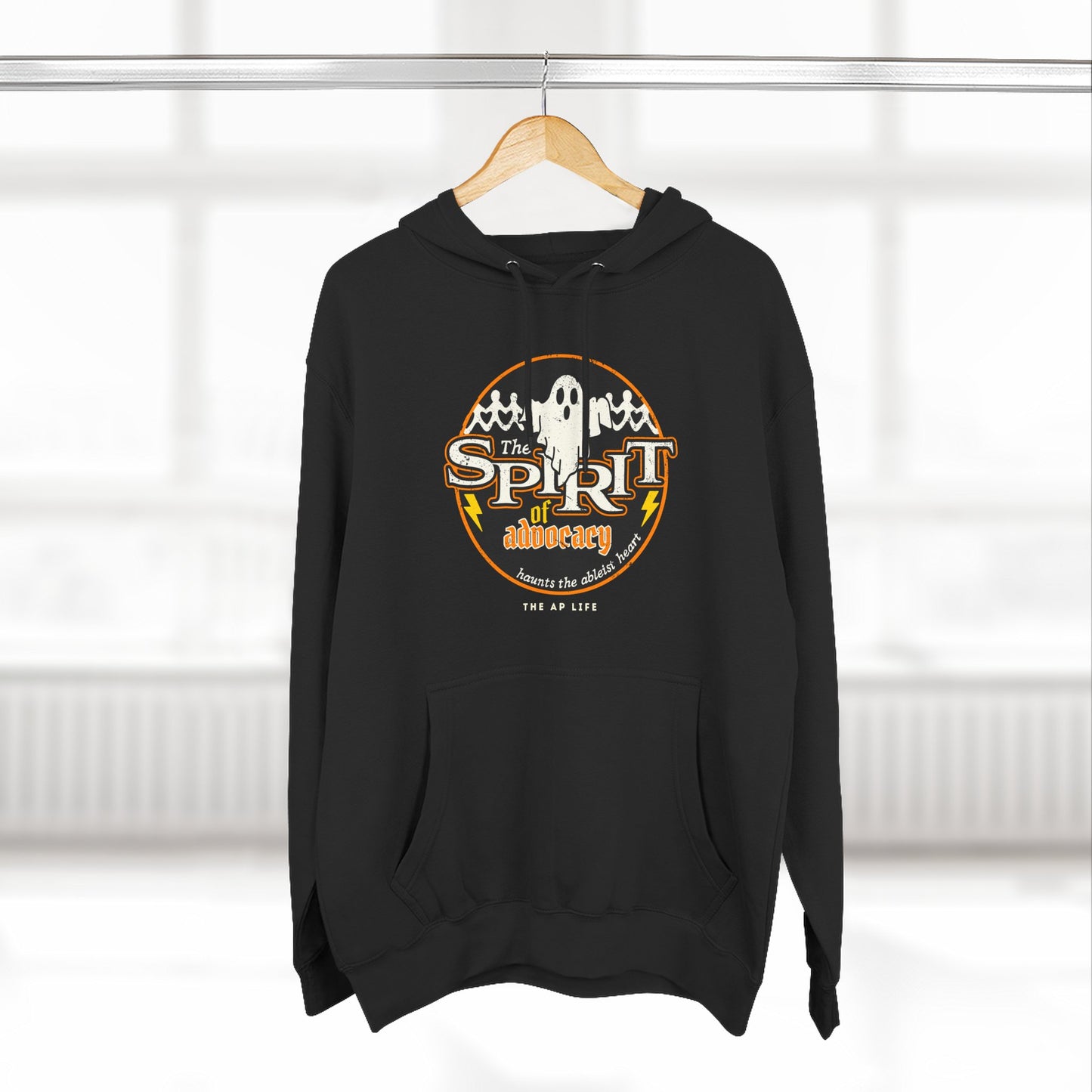 The Spirit of Advocacy (Haunts the Ablelist Heart) - Halloween - Adult Unisex Hoodie