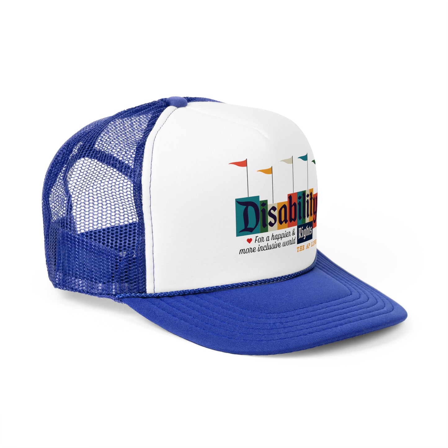 Disability Rights For A Happier & More Inclusive World - Adult Unisex Trucker Hat