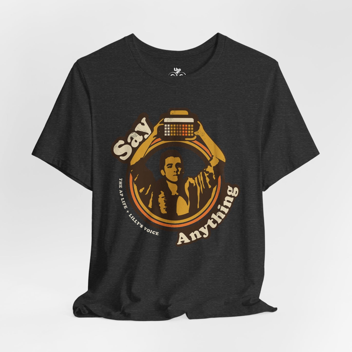 Say Anything AAC - Lilly's Voice Collab - Adult Unisex Jersey Short Sleeve Tee
