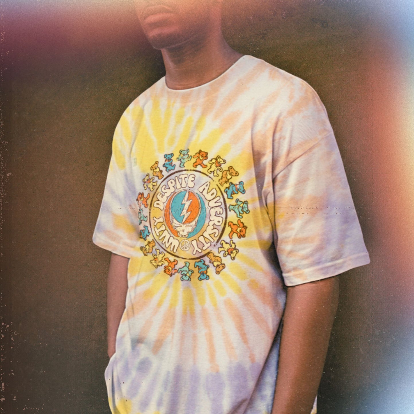 Unity Despite Adversity - Unisex Tie Dye Cotton Tee