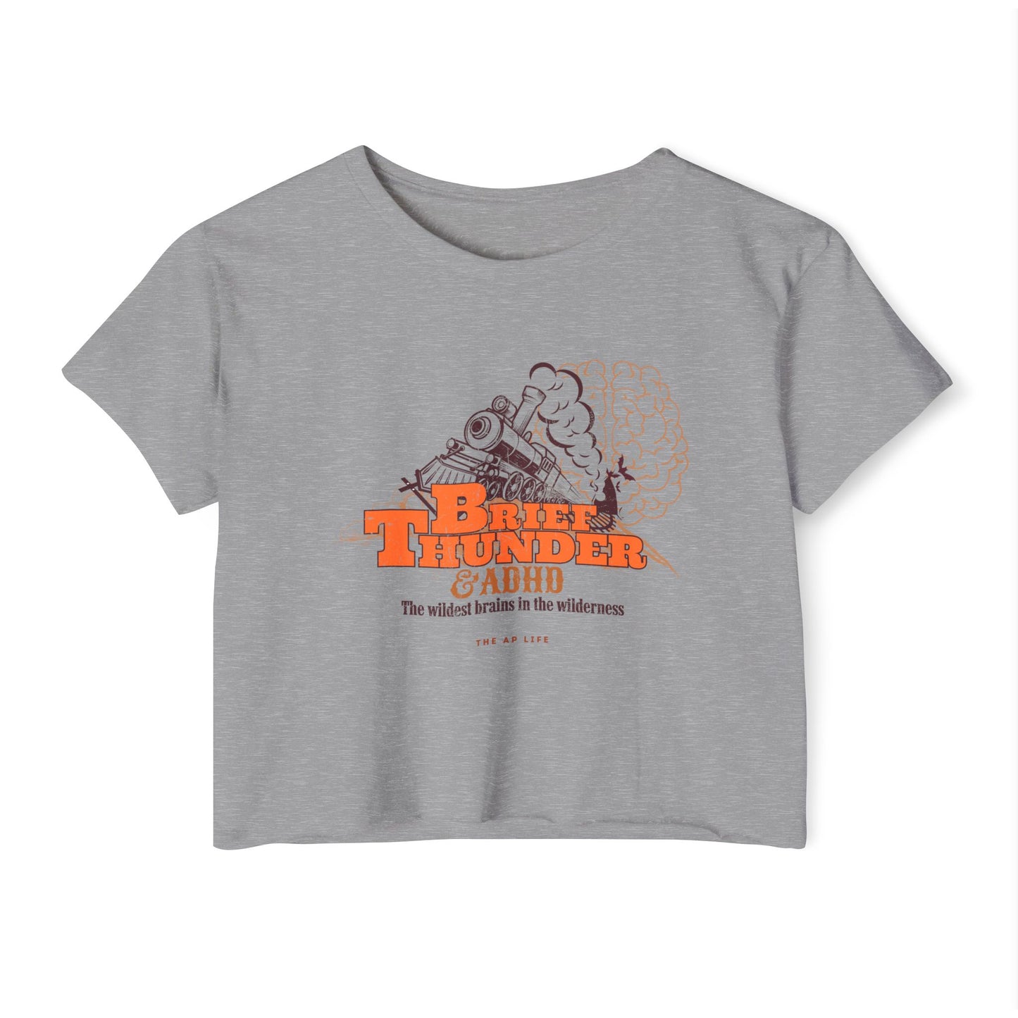 The Wildest Brains in the Wilderness - ADHD - Women's Crop Top
