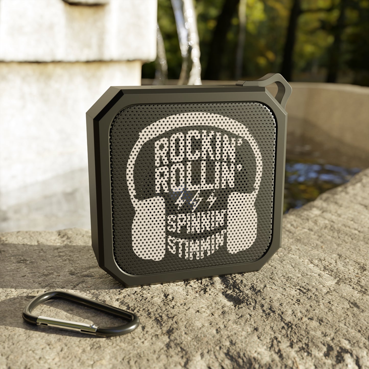 Rockin' Rollin' Spinnin' Stimmin' 3" x 3" Bluetooth Speaker