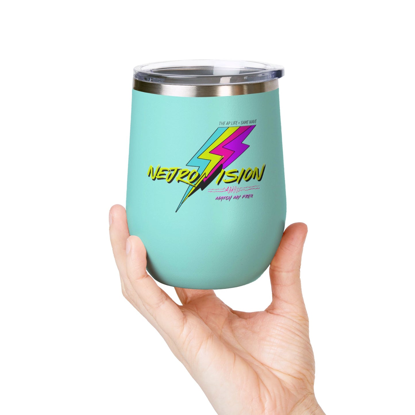Neurovision - Match my Freq - Epilepsy Awareness - 12oz Insulated Tumbler