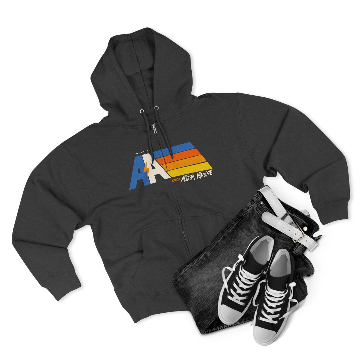 Autism Advocate - Adult Unisex Zip-Up Hoodie