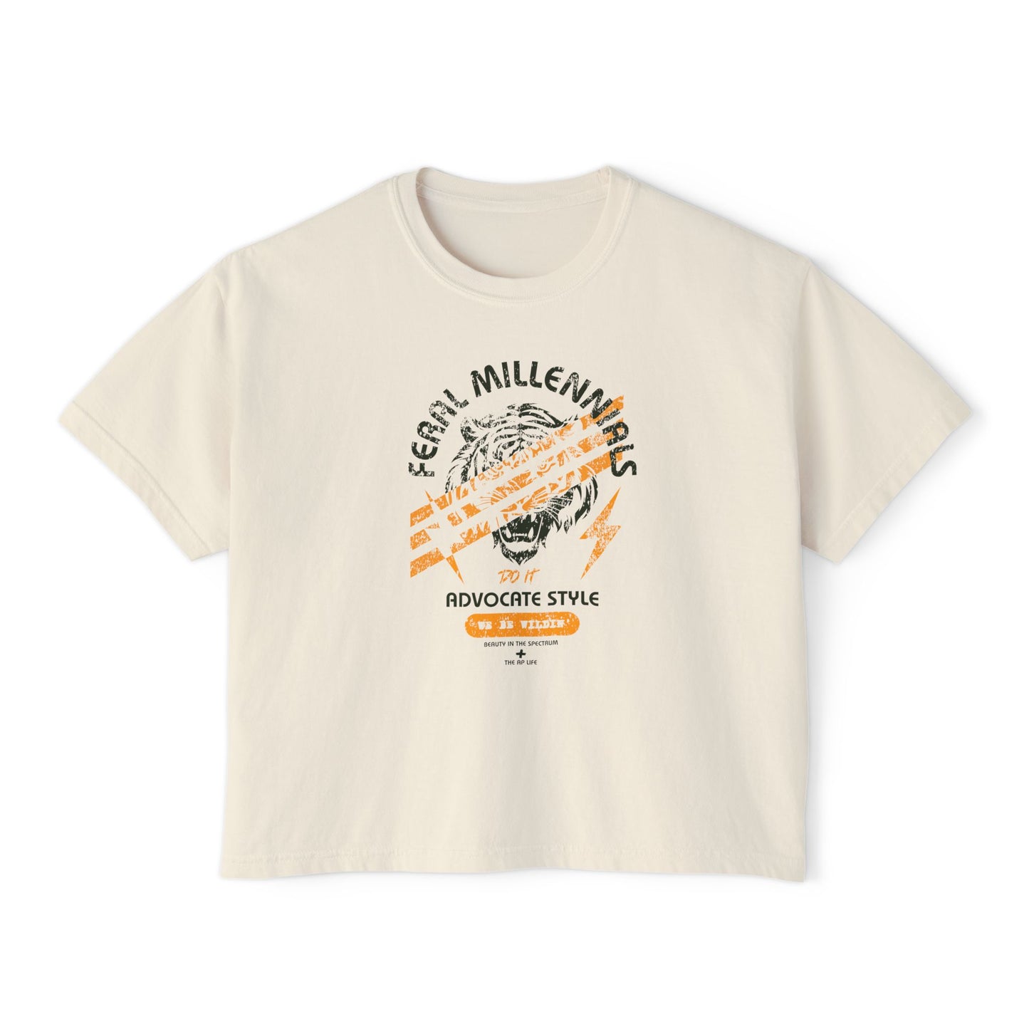 Feral Millennials Do It Advocate Style (We Be Wildin') - Women's Boxy Tee